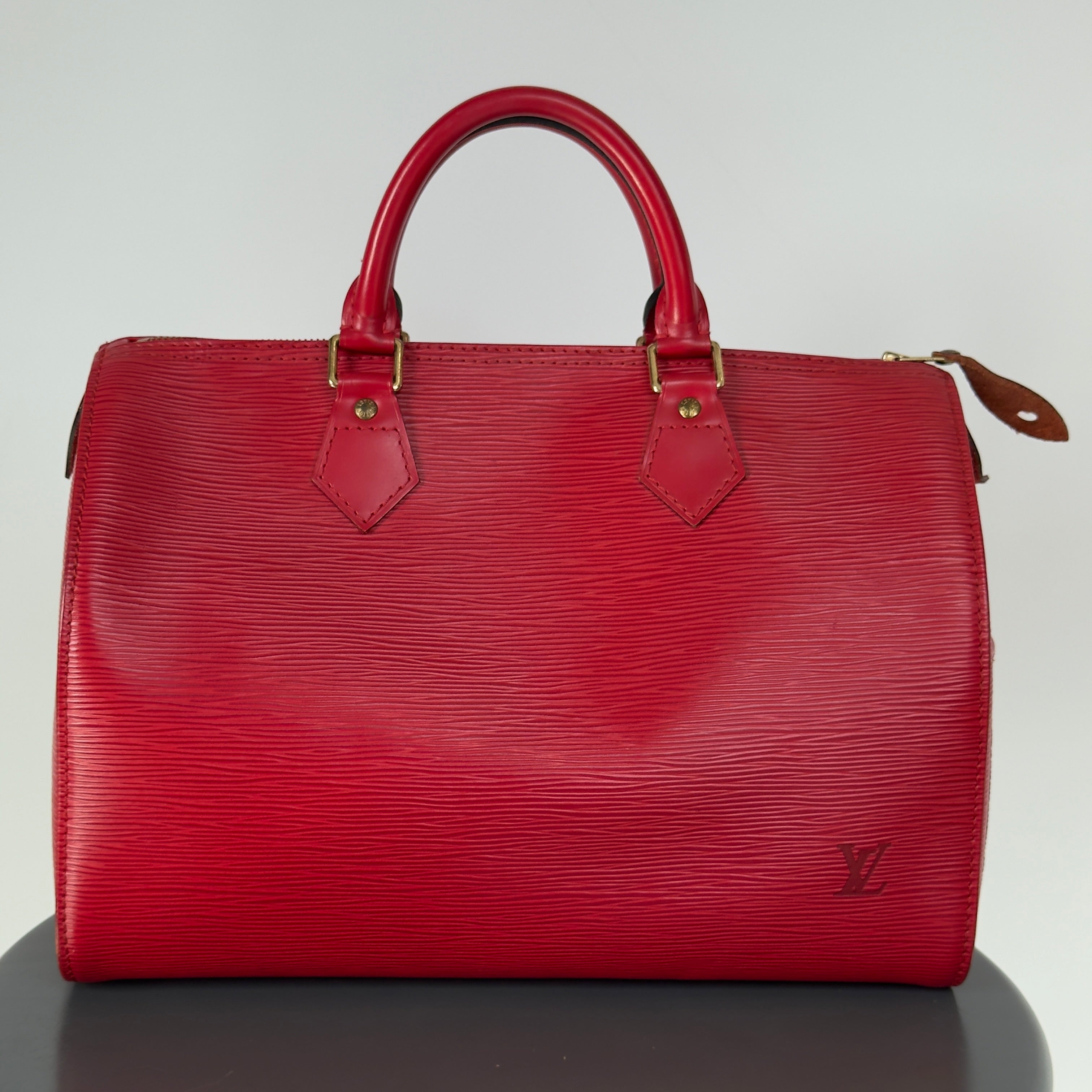 Louis Vuitton Epi Speedy 35 Red - Queen May