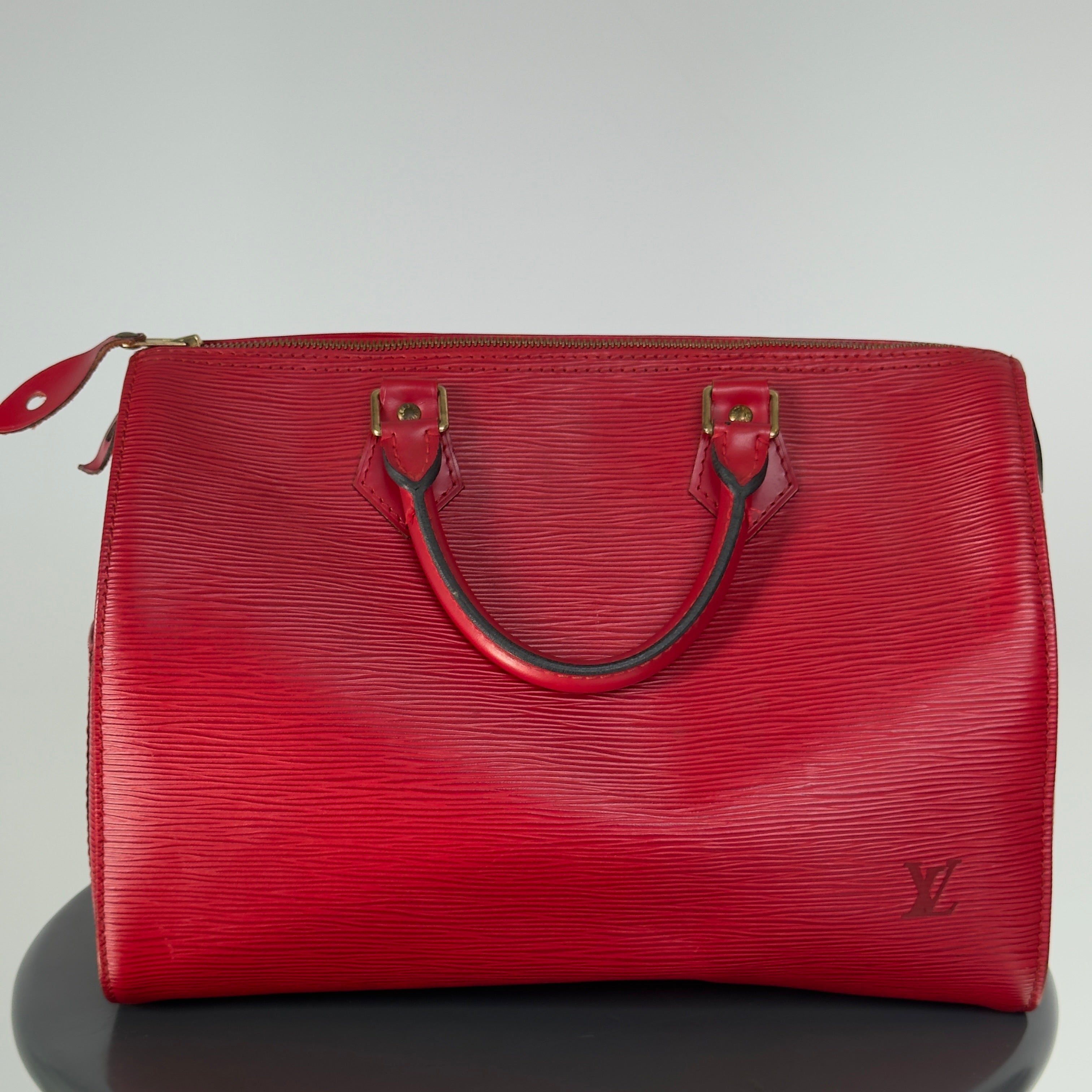 Louis Vuitton Epi Speedy 35 Red - Queen May