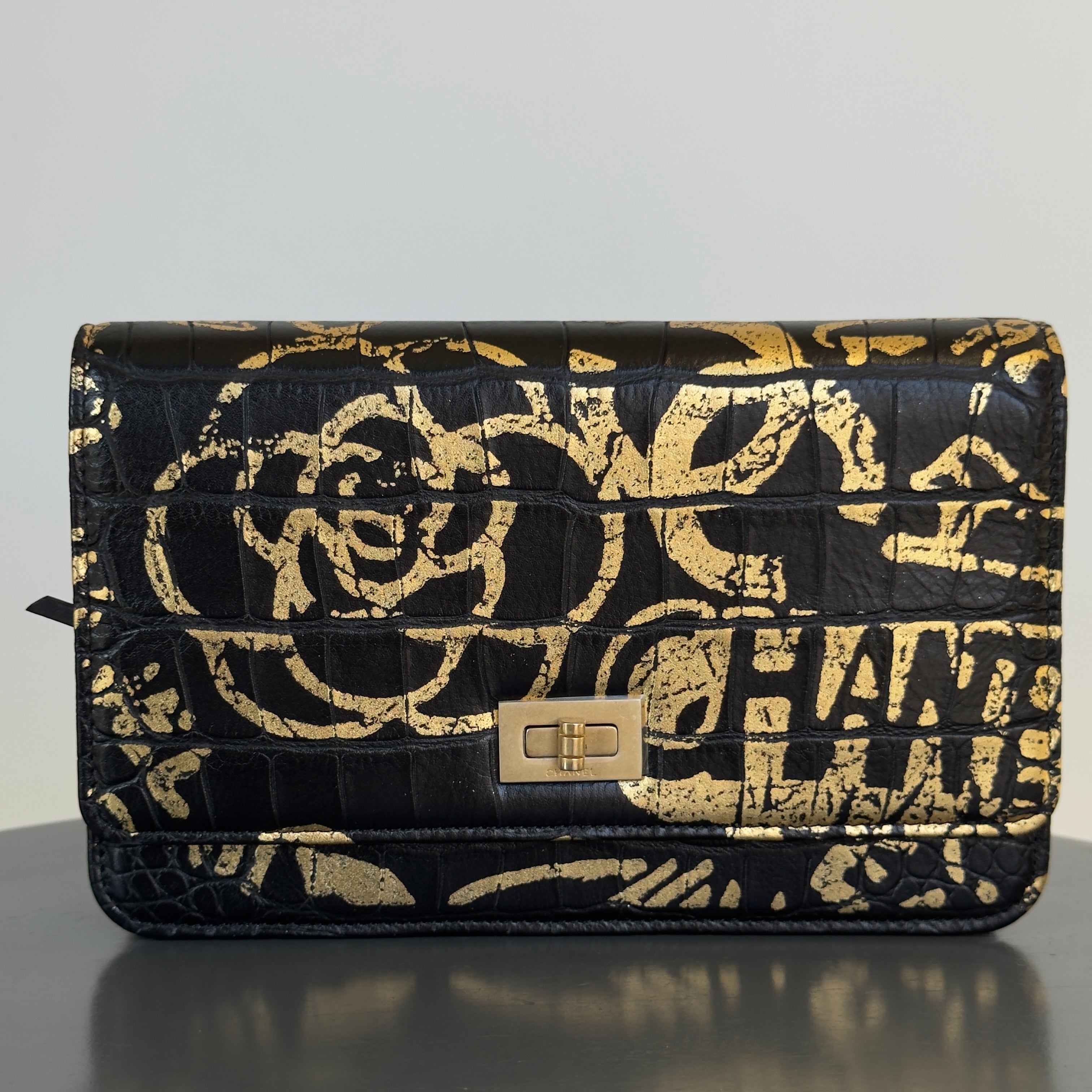 Chanel Paris-New York Graffiti Reissue Wallet On Chain - Queen May