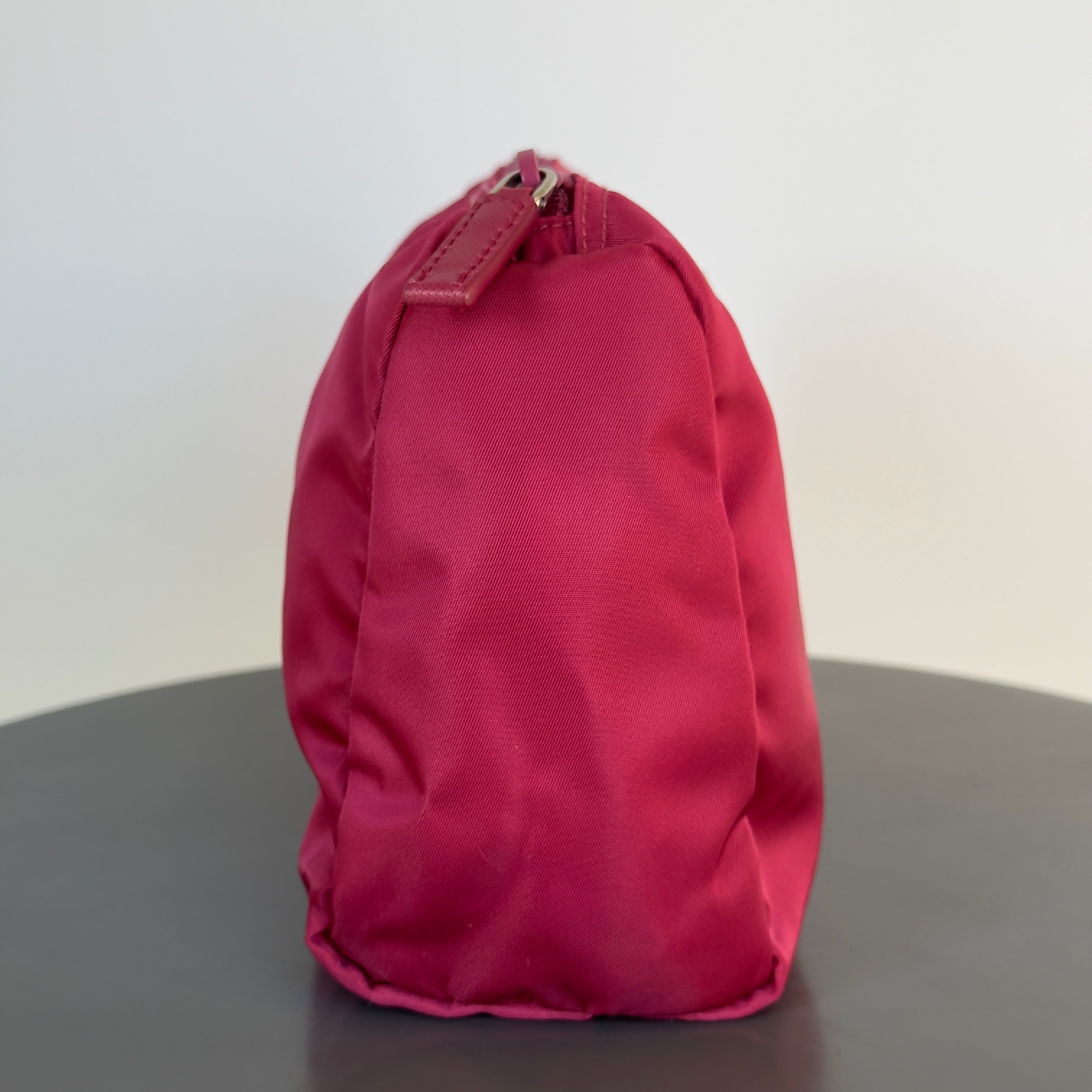 Prada Nylon Pink Cosmetic Pouch - Queen May