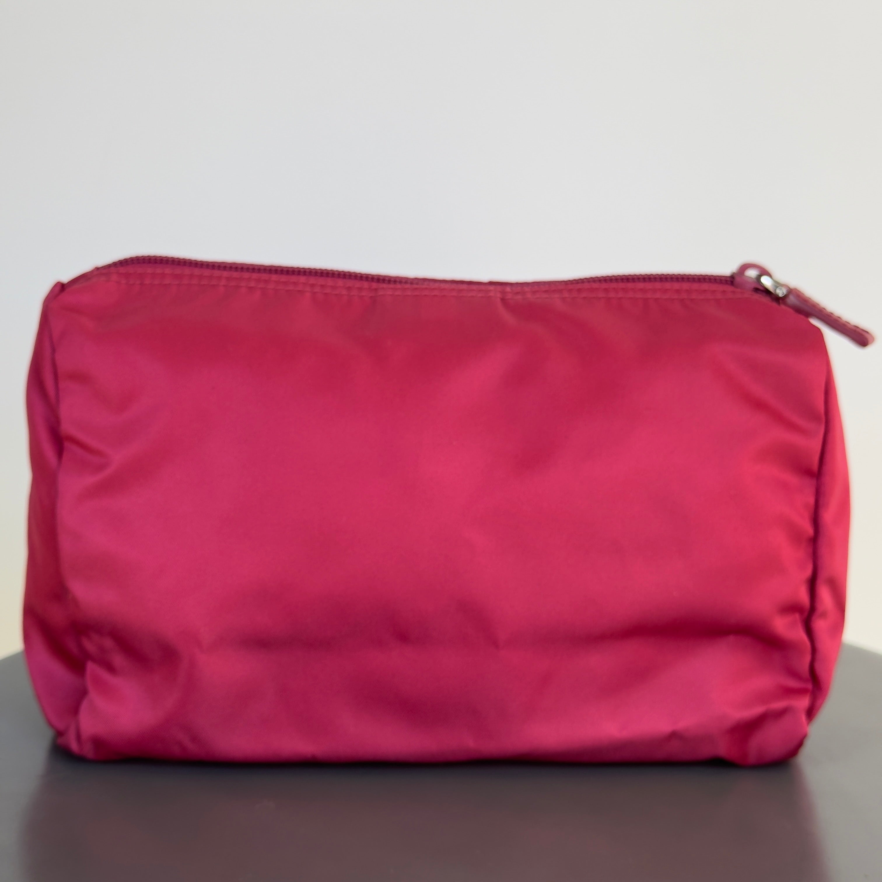 Prada Nylon Pink Cosmetic Pouch - Queen May