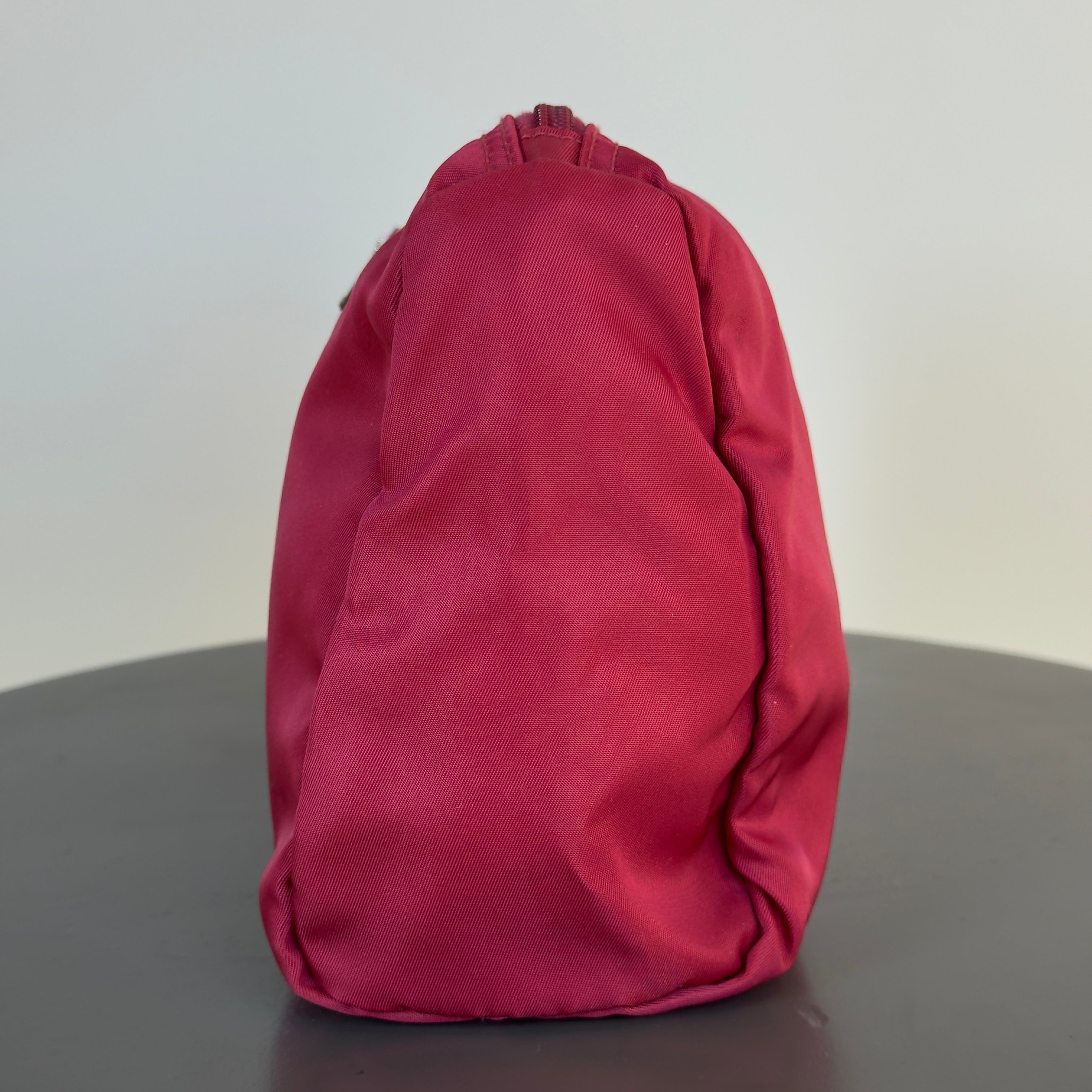 Prada Nylon Pink Cosmetic Pouch - Queen May