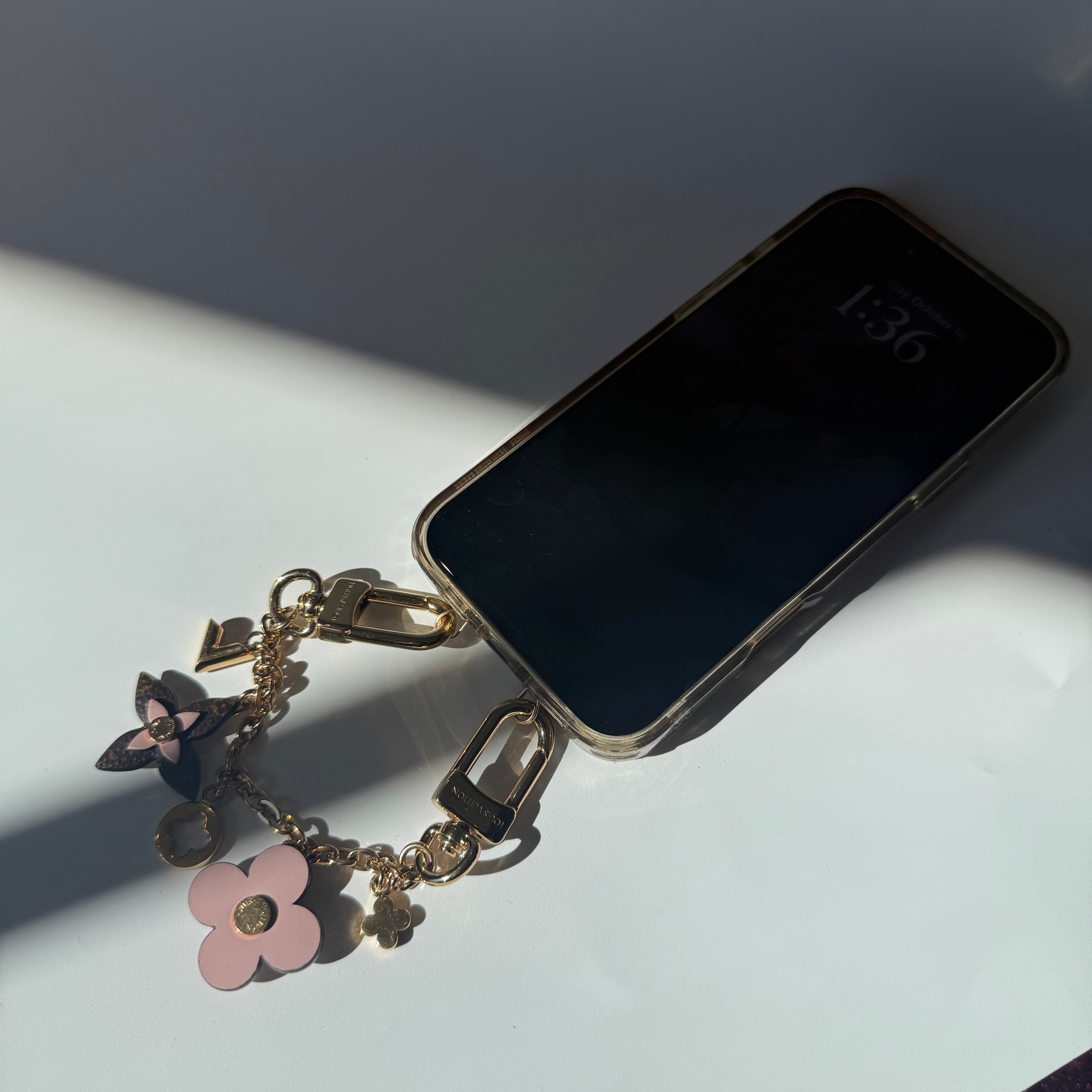Louis Vuitton Flowers Chain Bag/Phone Charm - Queen May