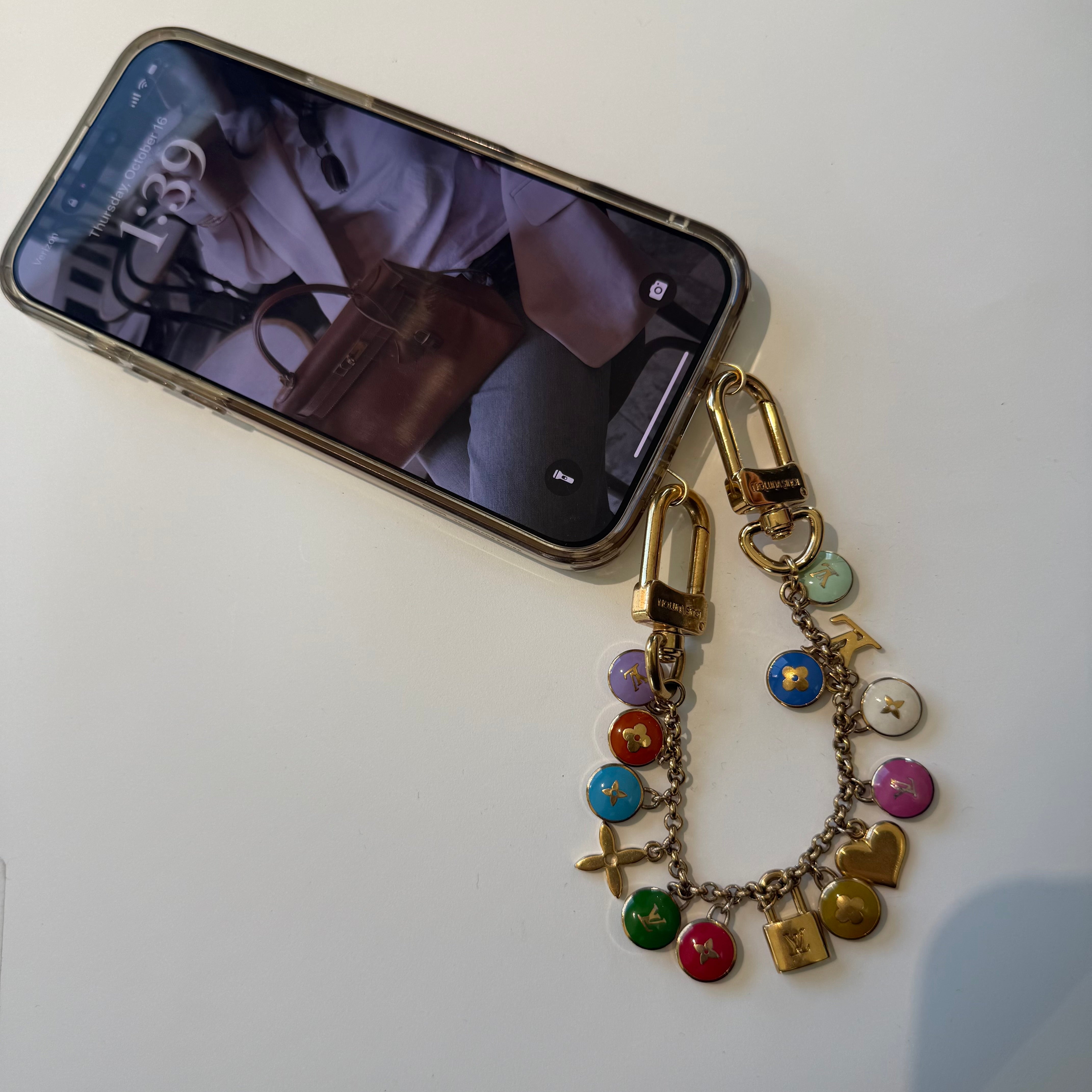 Louis Vuitton Pastilles Key Chain Bag/Phone Charm - Queen May