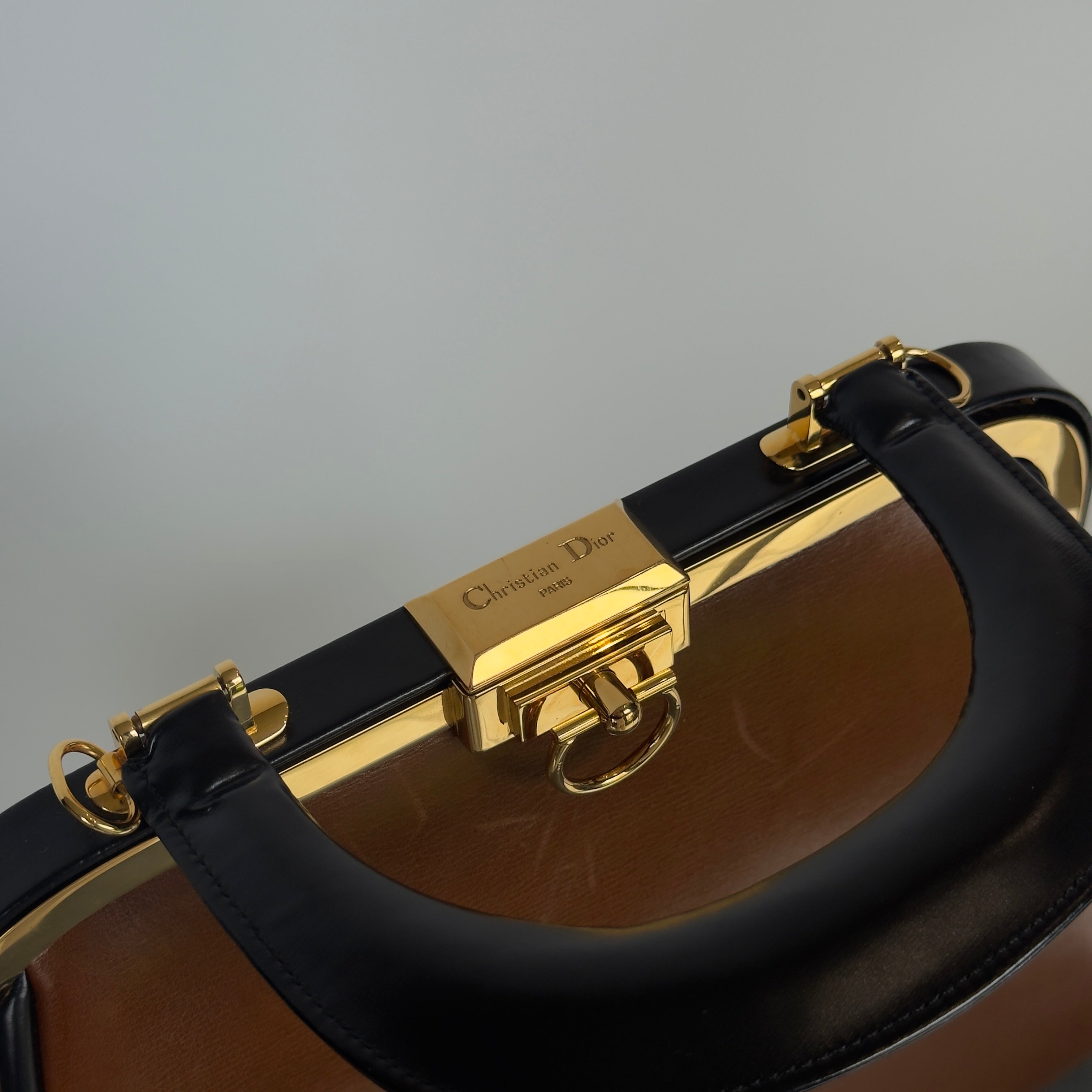 Christian Dior Vintage Fermoir Top Handle - Queen May