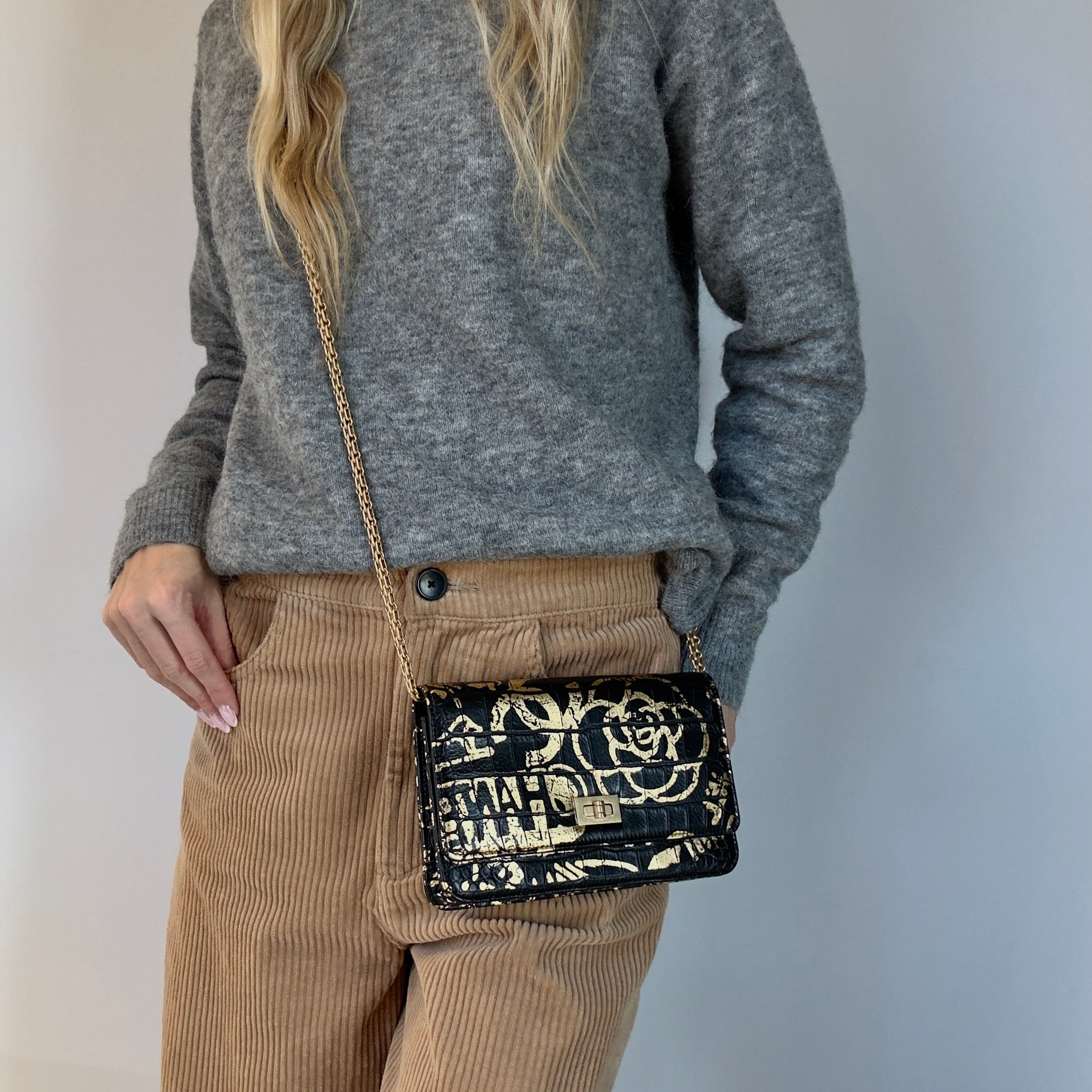 Chanel Paris-New York Graffiti Reissue Wallet On Chain - Queen May