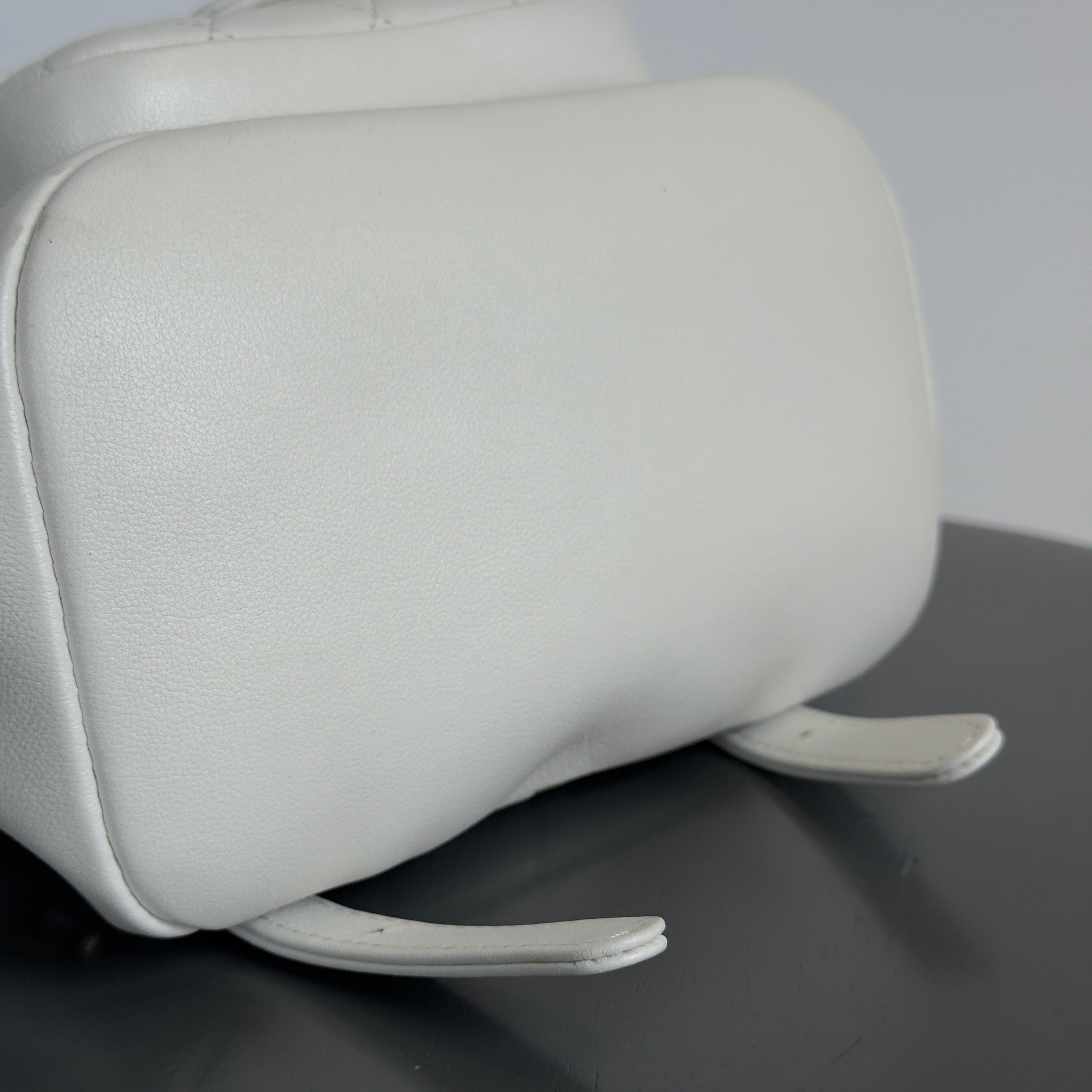 Chanel Small Duma Pockets Drawstring Backpack White