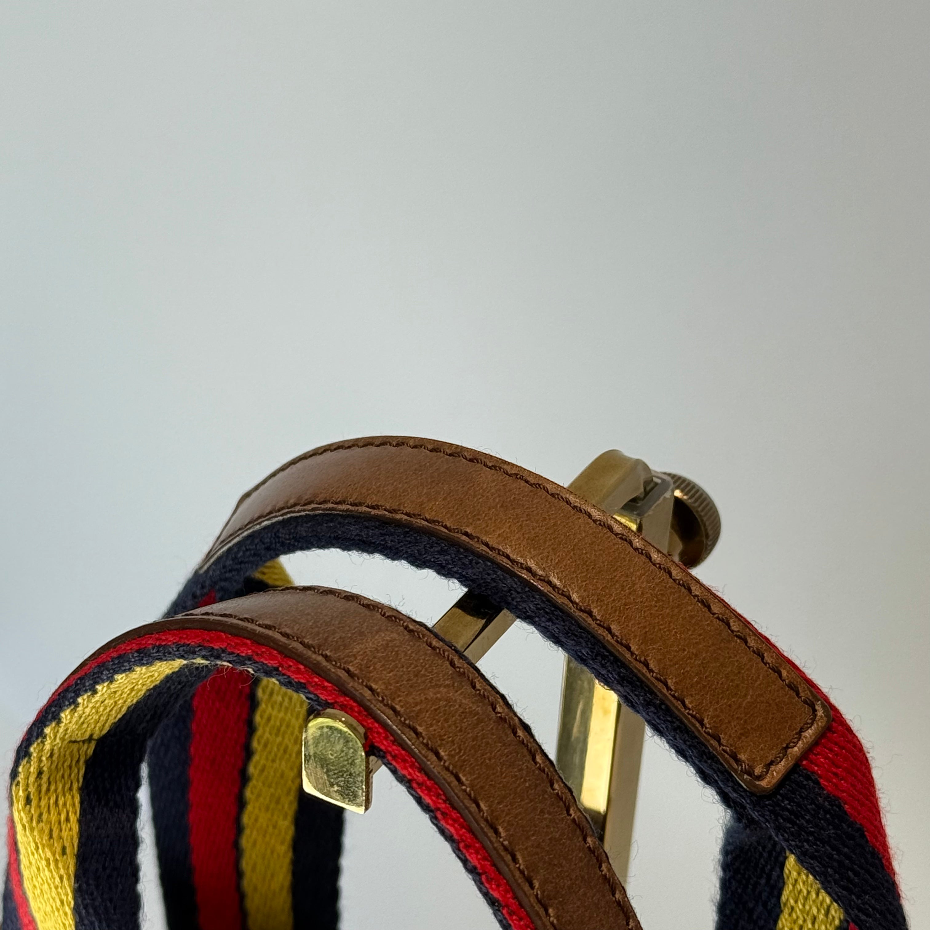 Fendi Lock Shopping Tote Denim Mini Blue - Queen May