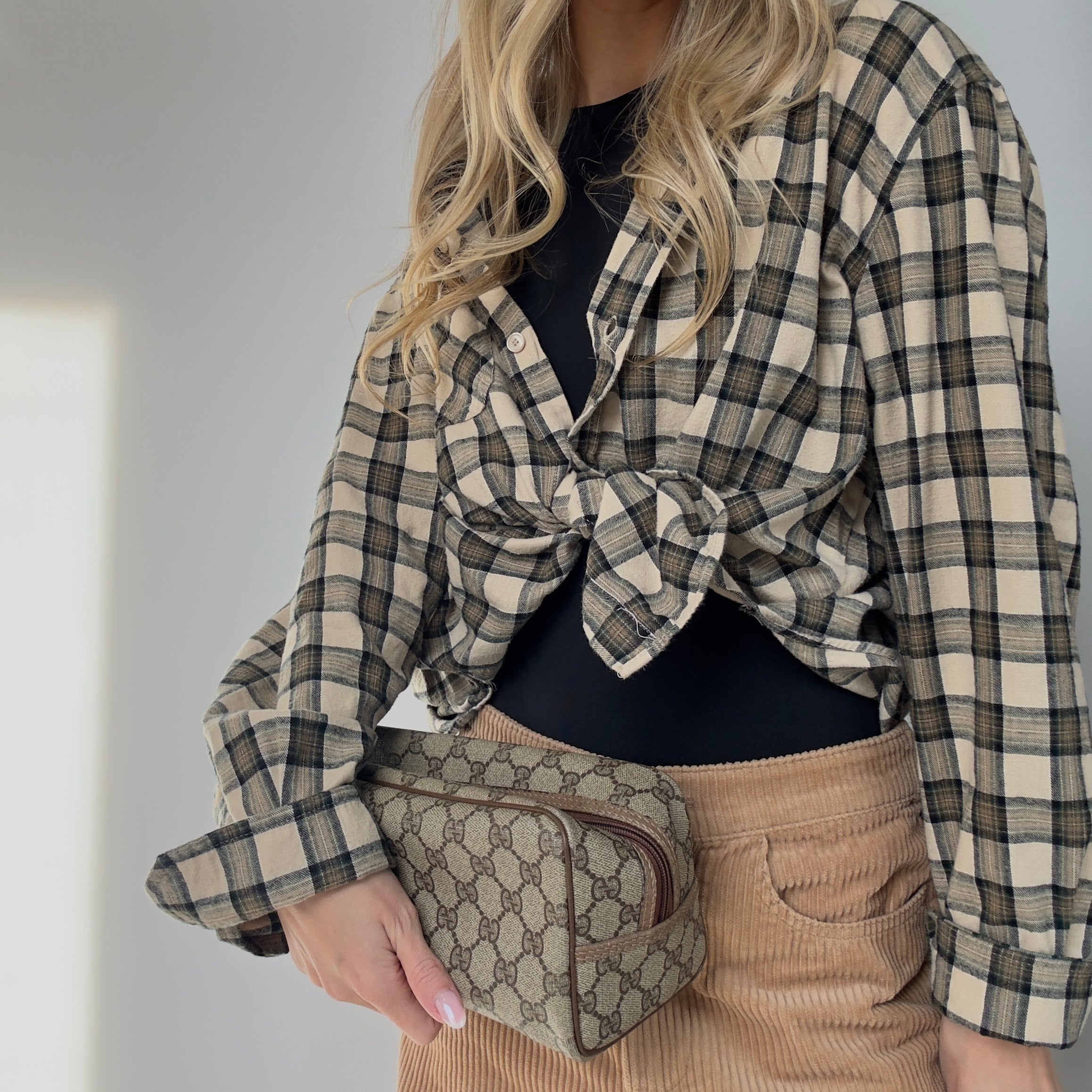 Vintage Gucci GG Supreme Canvas Cosmetic Case - Queen May