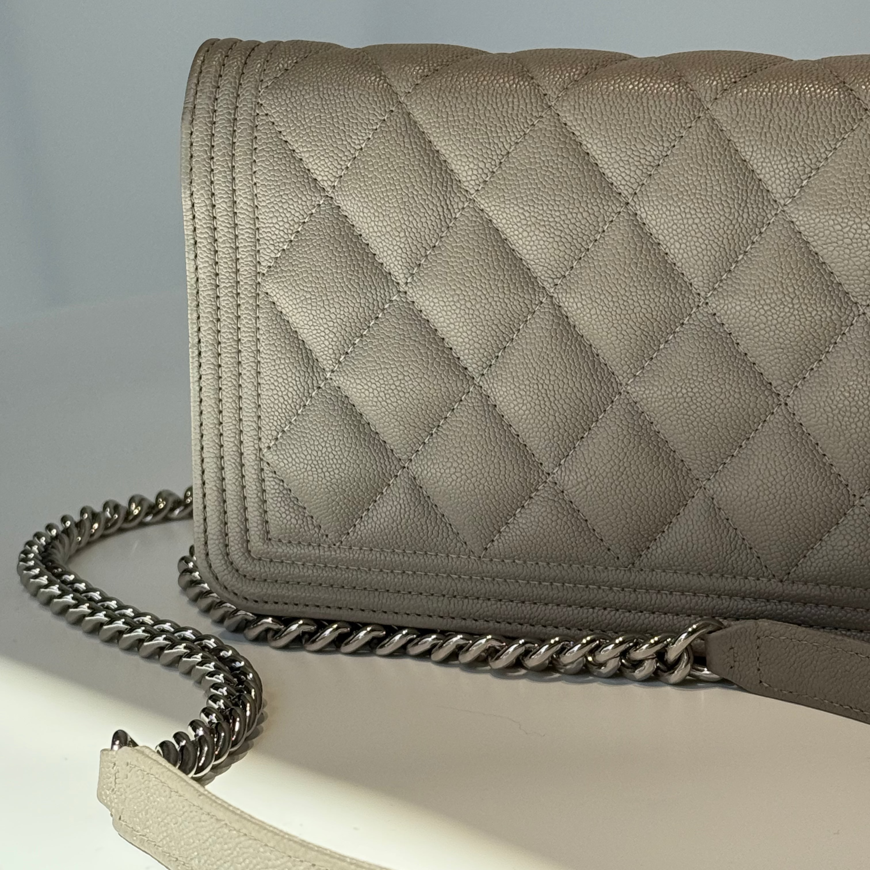 Chanel Caviar Boy Wallet On Chain - Queen May