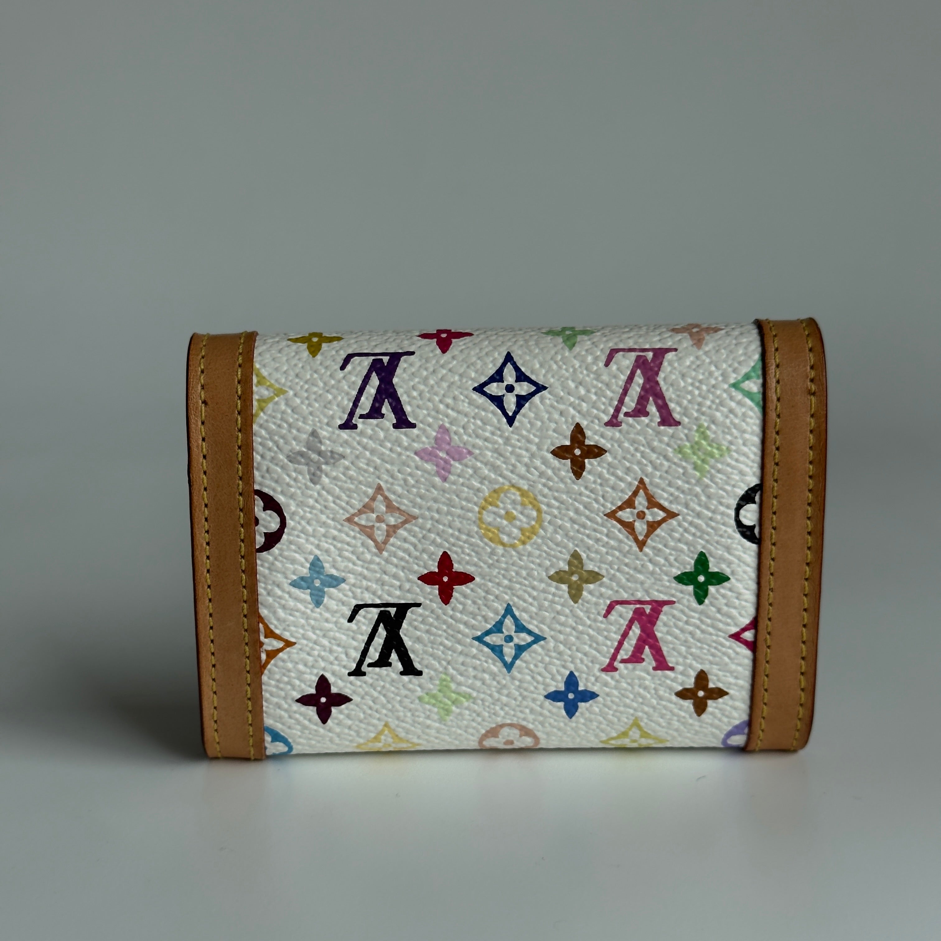 Louis Vuitton Takashi Murakami Monogram Porte Monnaie Wallet - Queen May