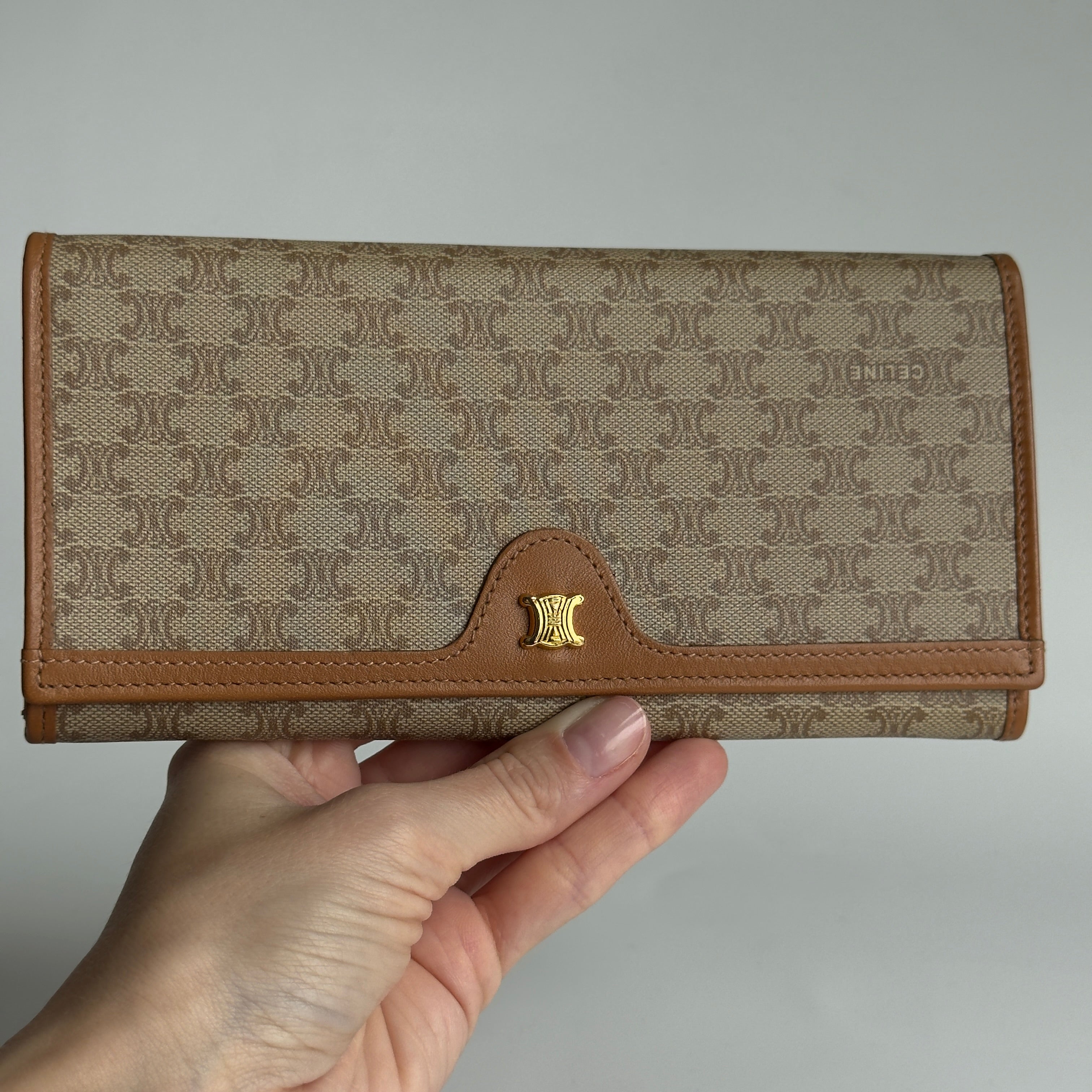 Vintage Celine Macadam Wallet - Queen May