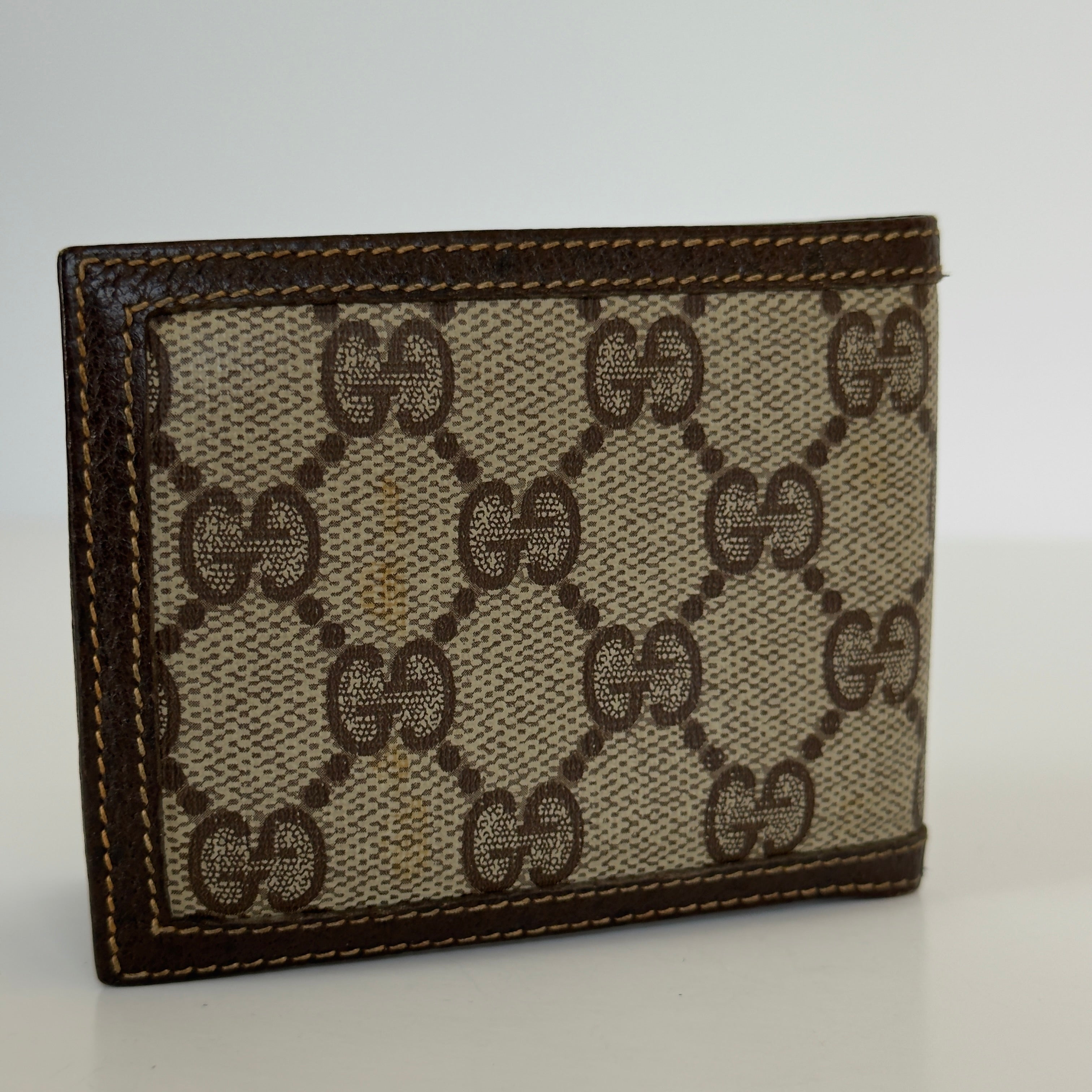 Vintage Gucci Supreme GG Bifold Wallet - Queen May