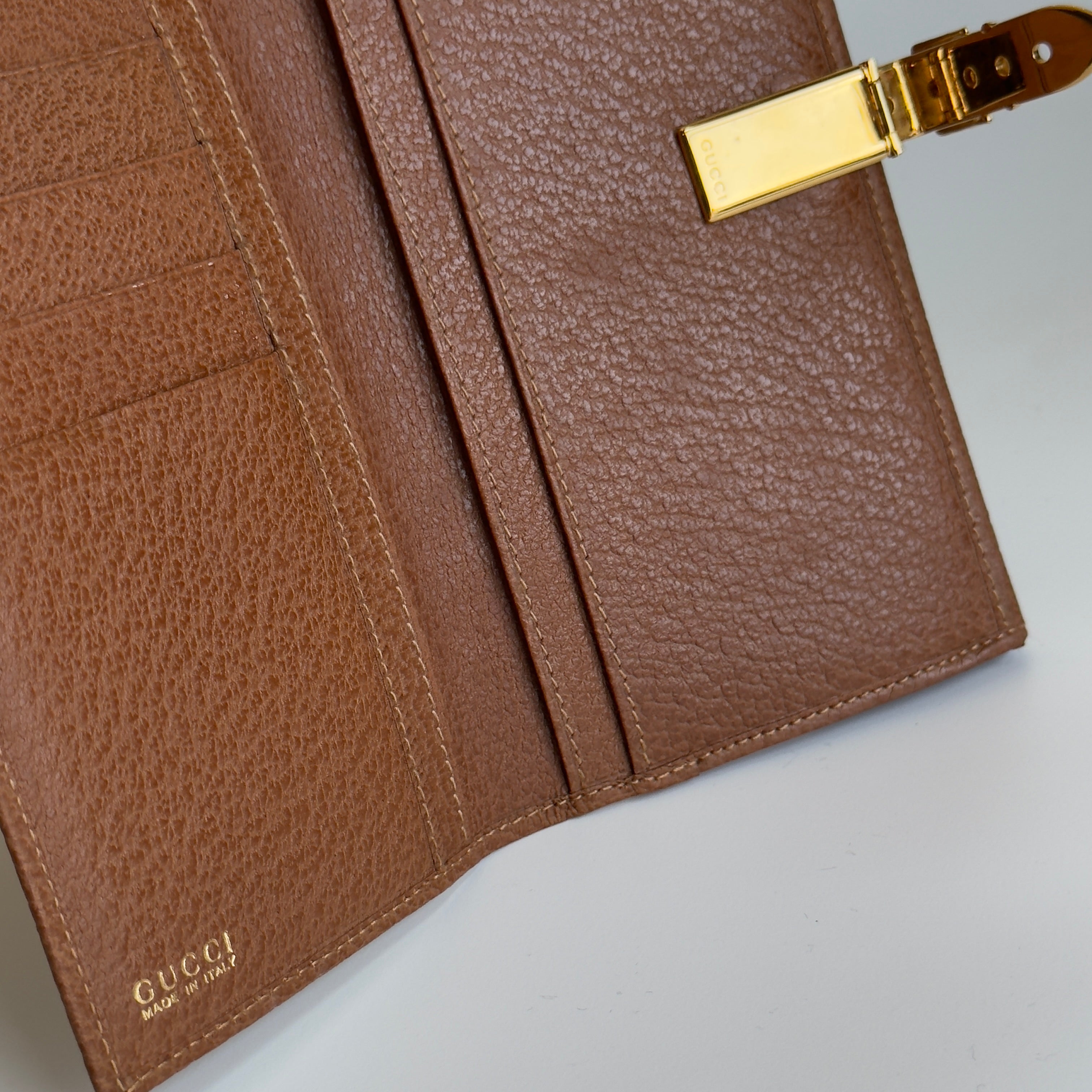 Vintage Gucci Leather Continental Wallet - Queen May