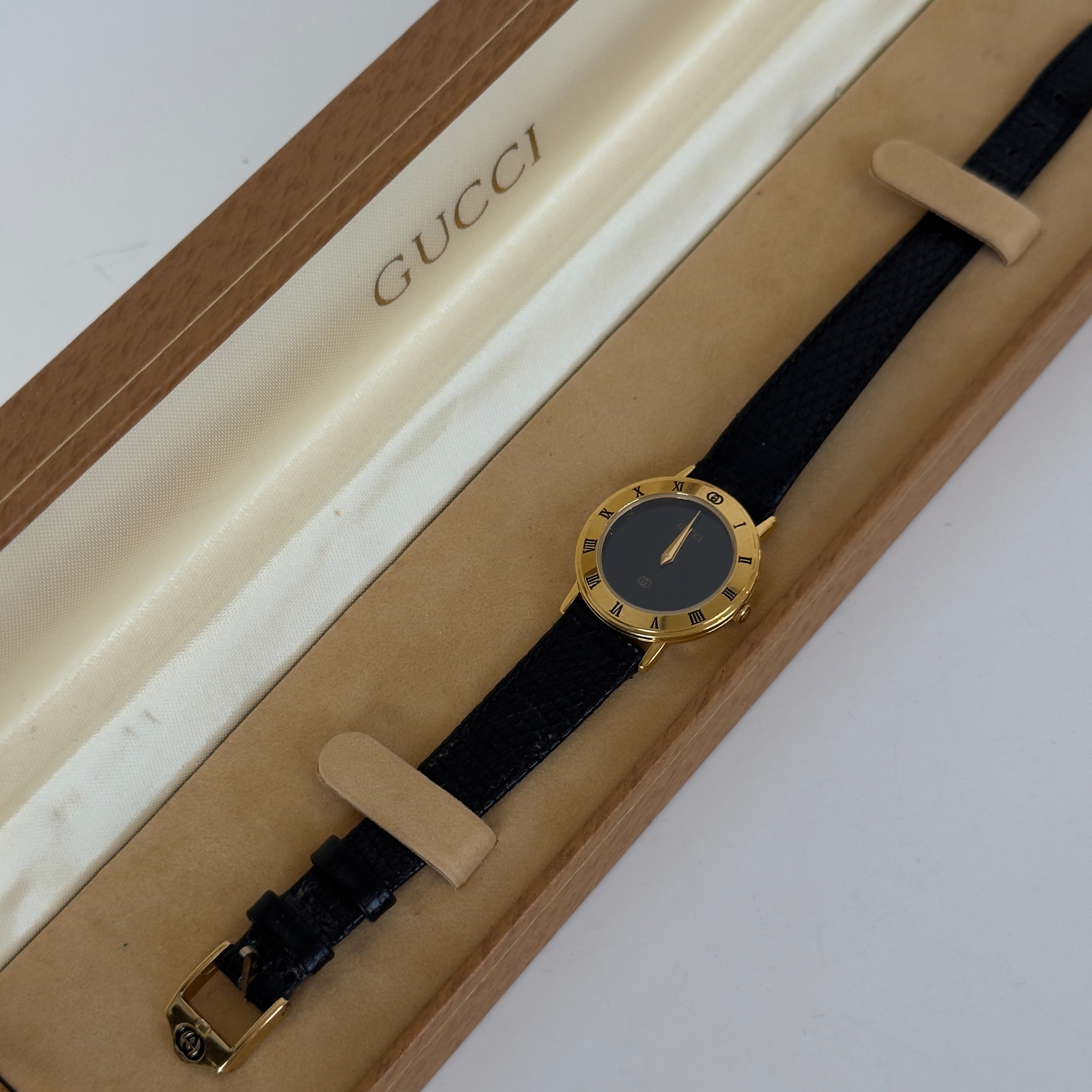 Gucci 3001L Gold Plated Watch - Queen May