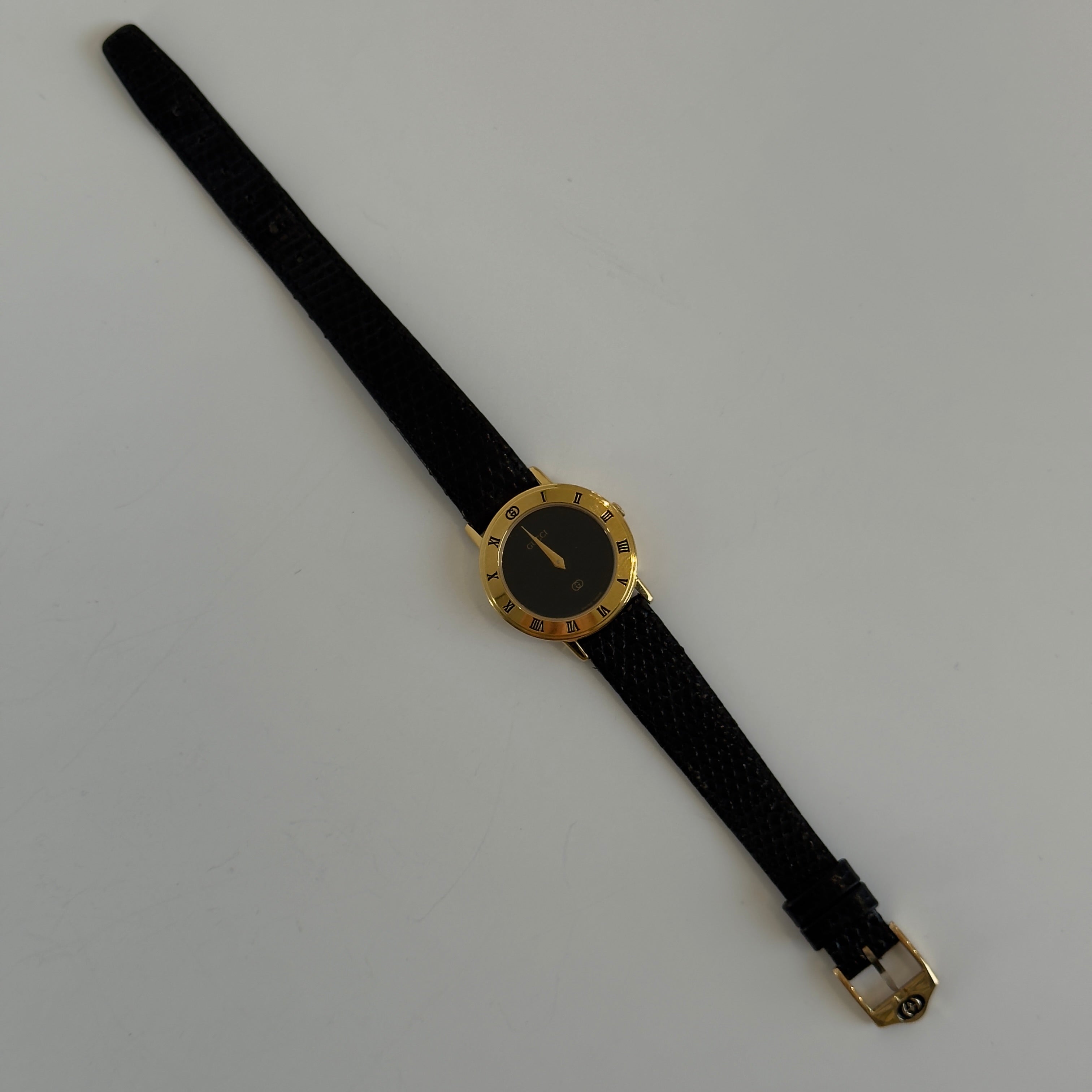 Gucci 3001L Gold Plated Watch - Queen May