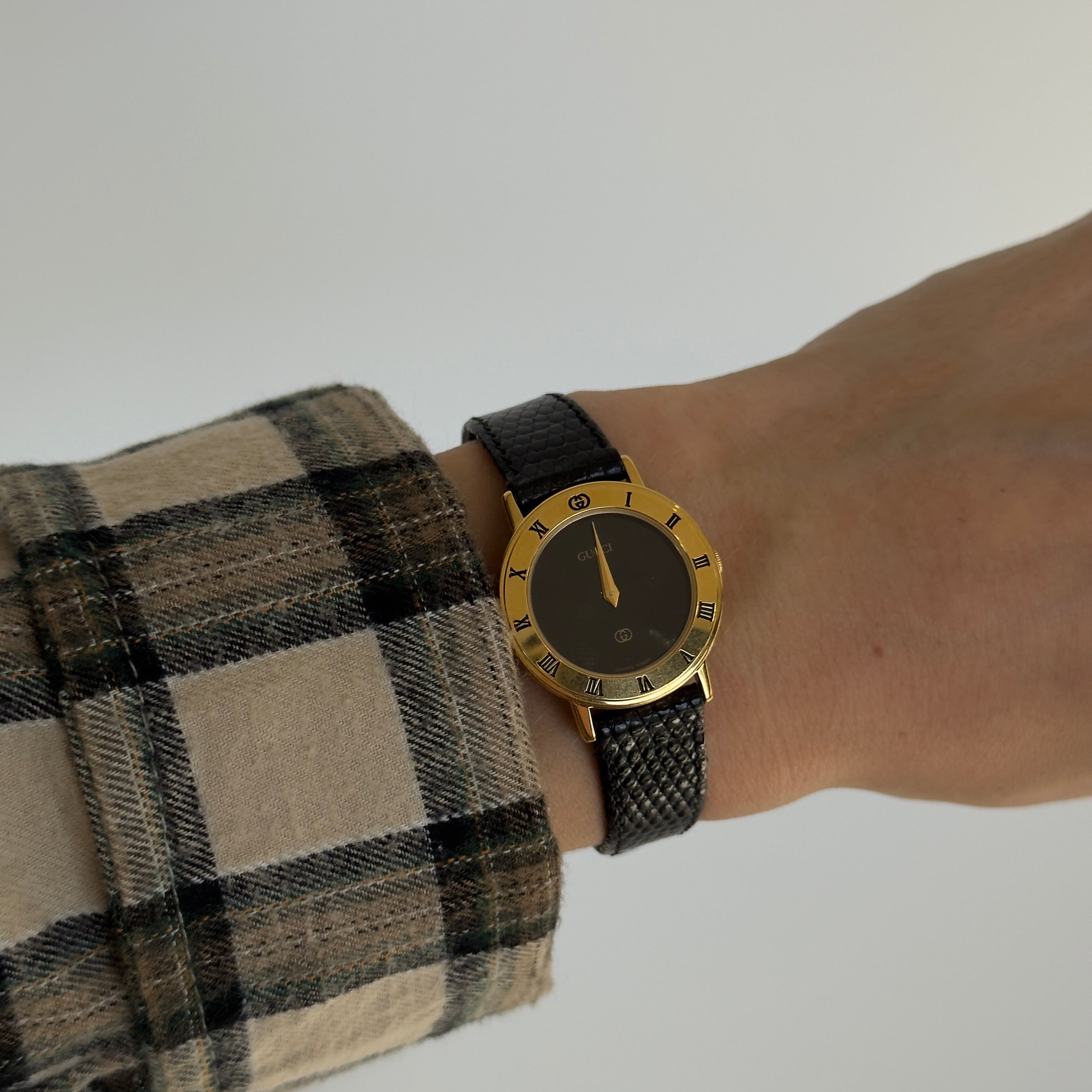 Gucci 3001L Gold Plated Watch - Queen May