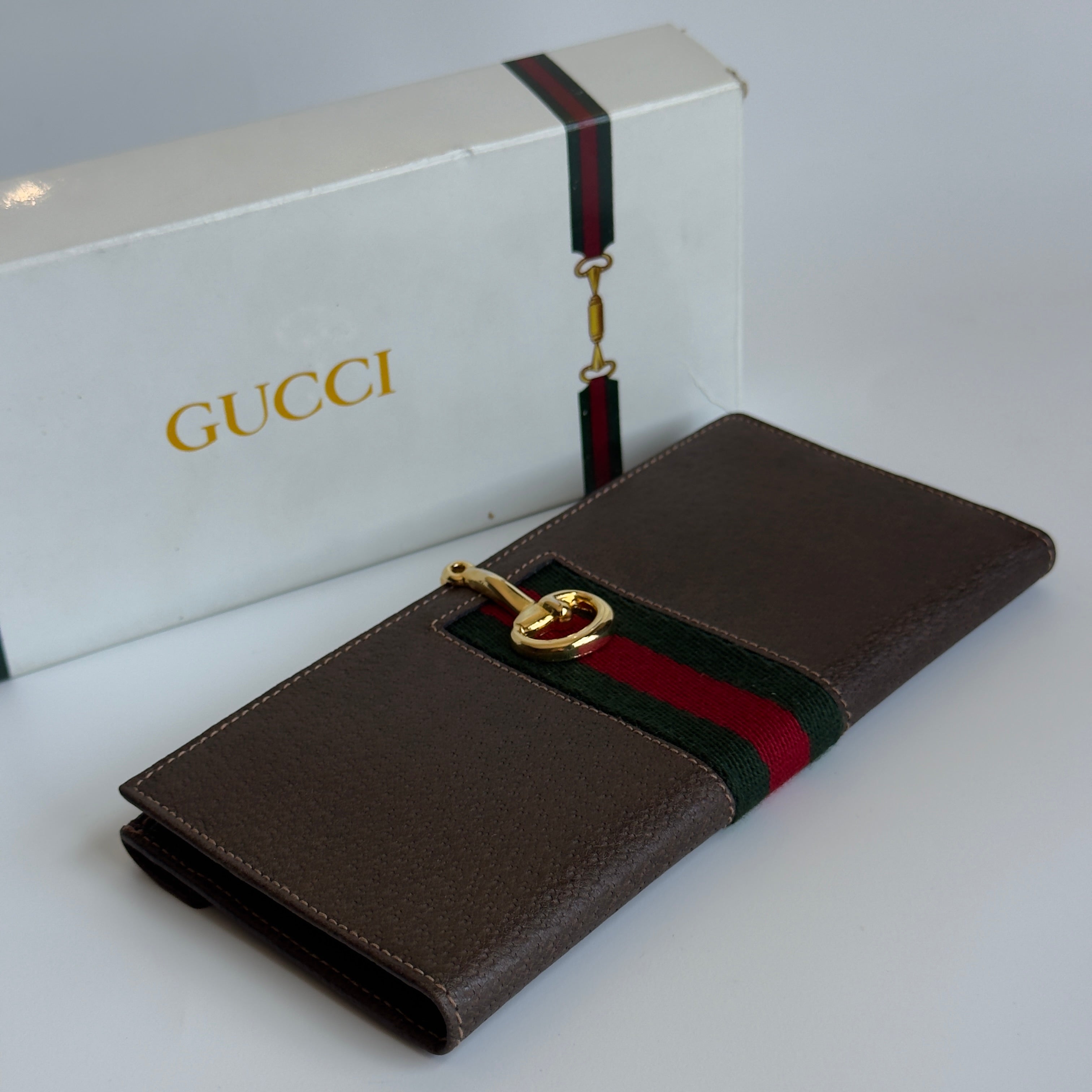 Vintage Gucci G Logo Horsebit Flap Wallet - Queen May