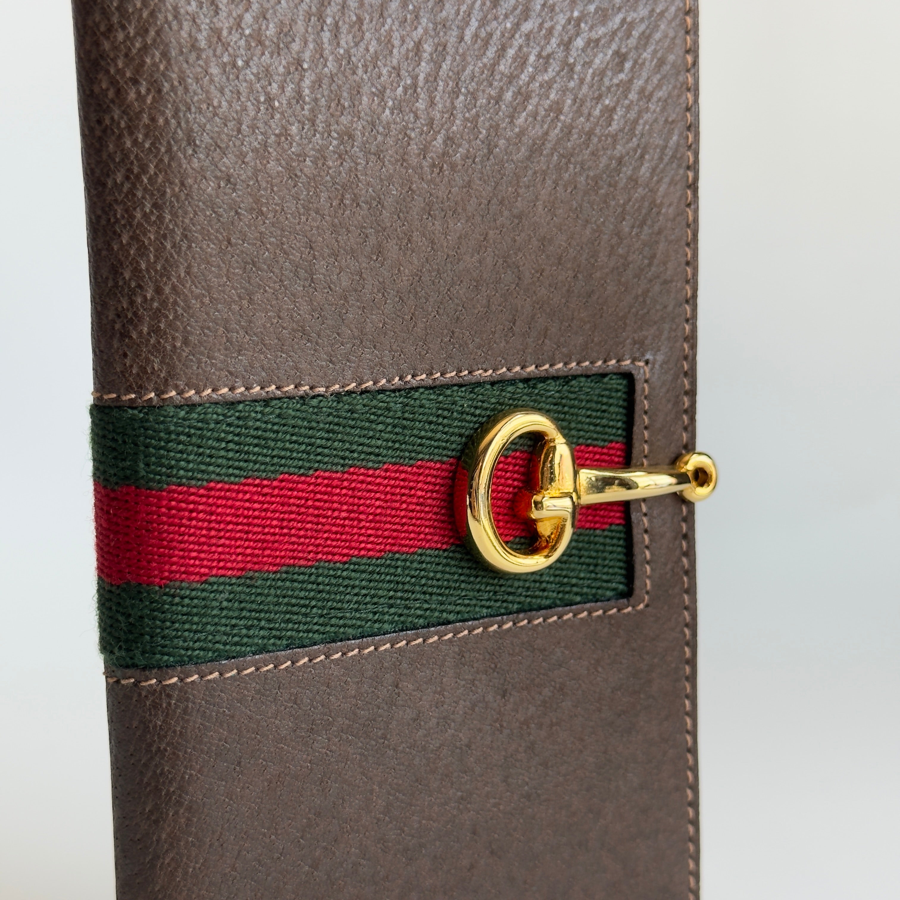 Vintage Gucci G Logo Horsebit Flap Wallet - Queen May