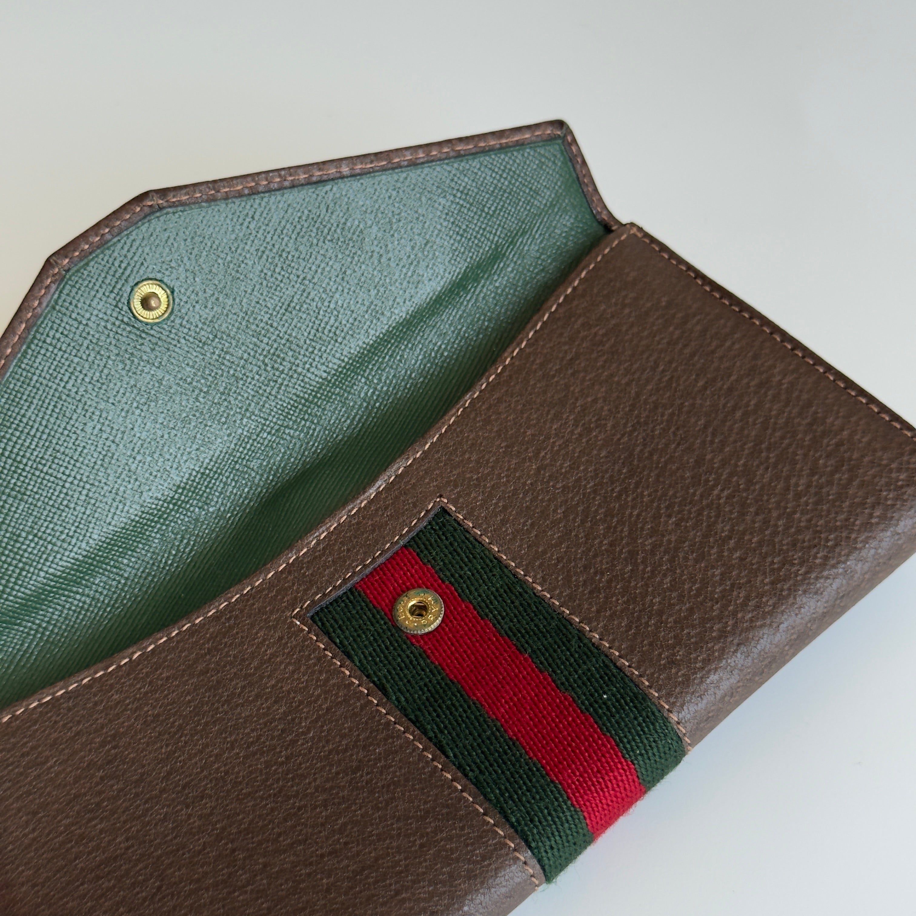 Vintage Gucci G Logo Horsebit Flap Wallet - Queen May