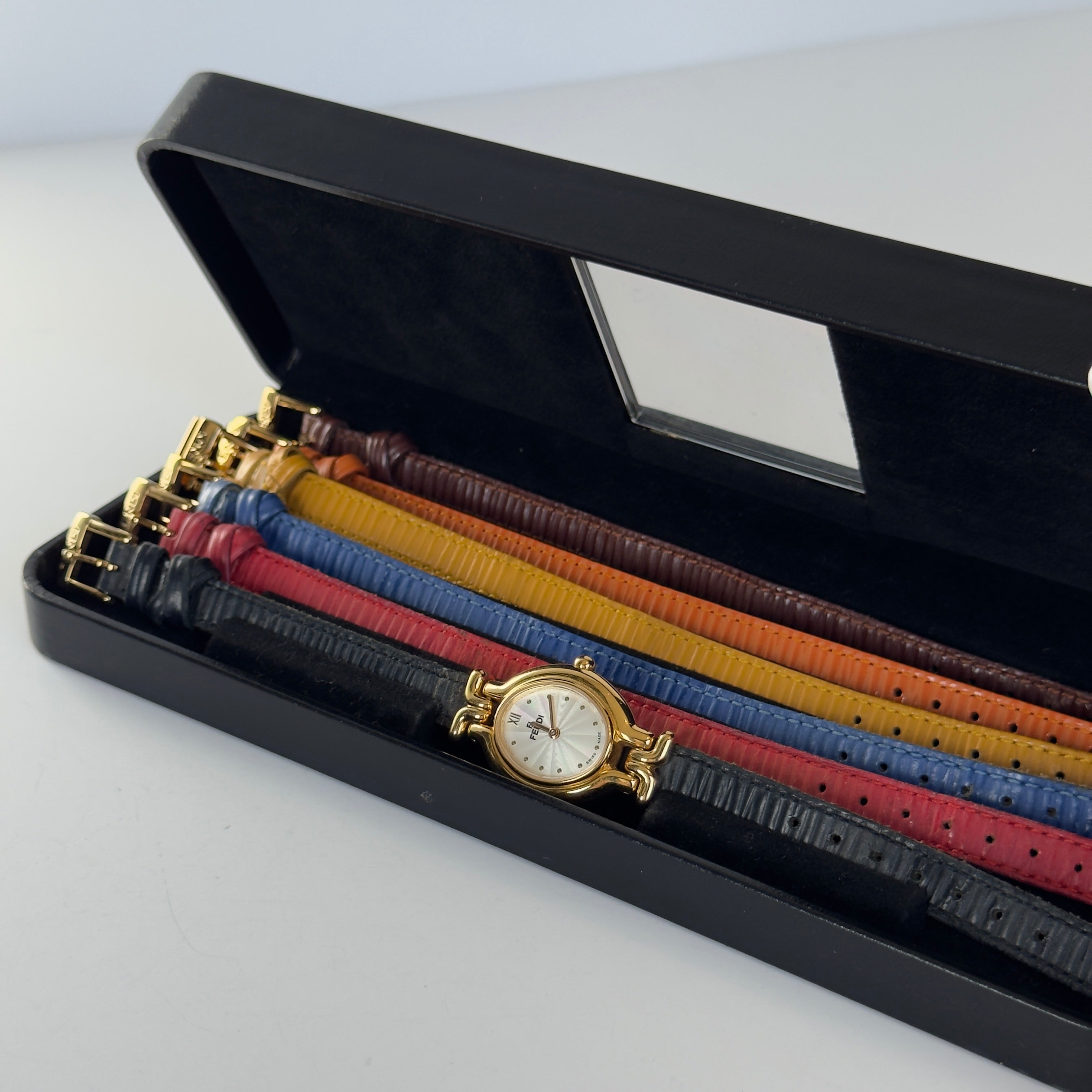 Fendi 640L Chameleon Watch With Interchangeable Straps - Queen May