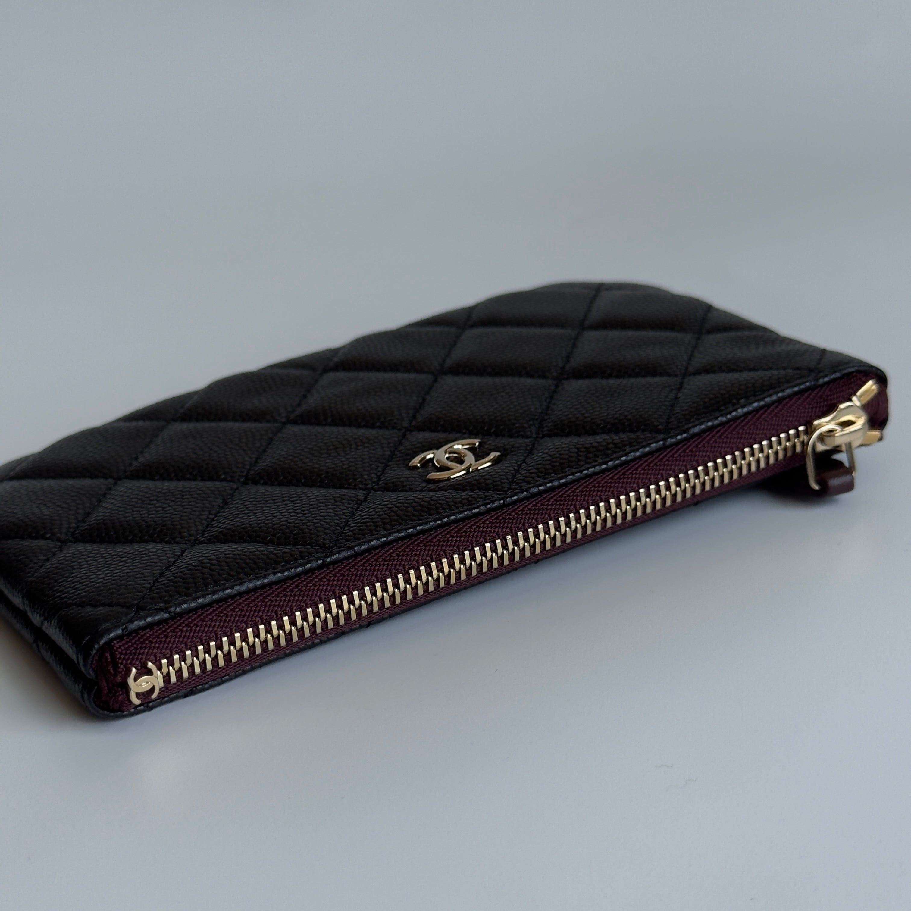 Chanel Classic O-Coin Case Black - Queen May