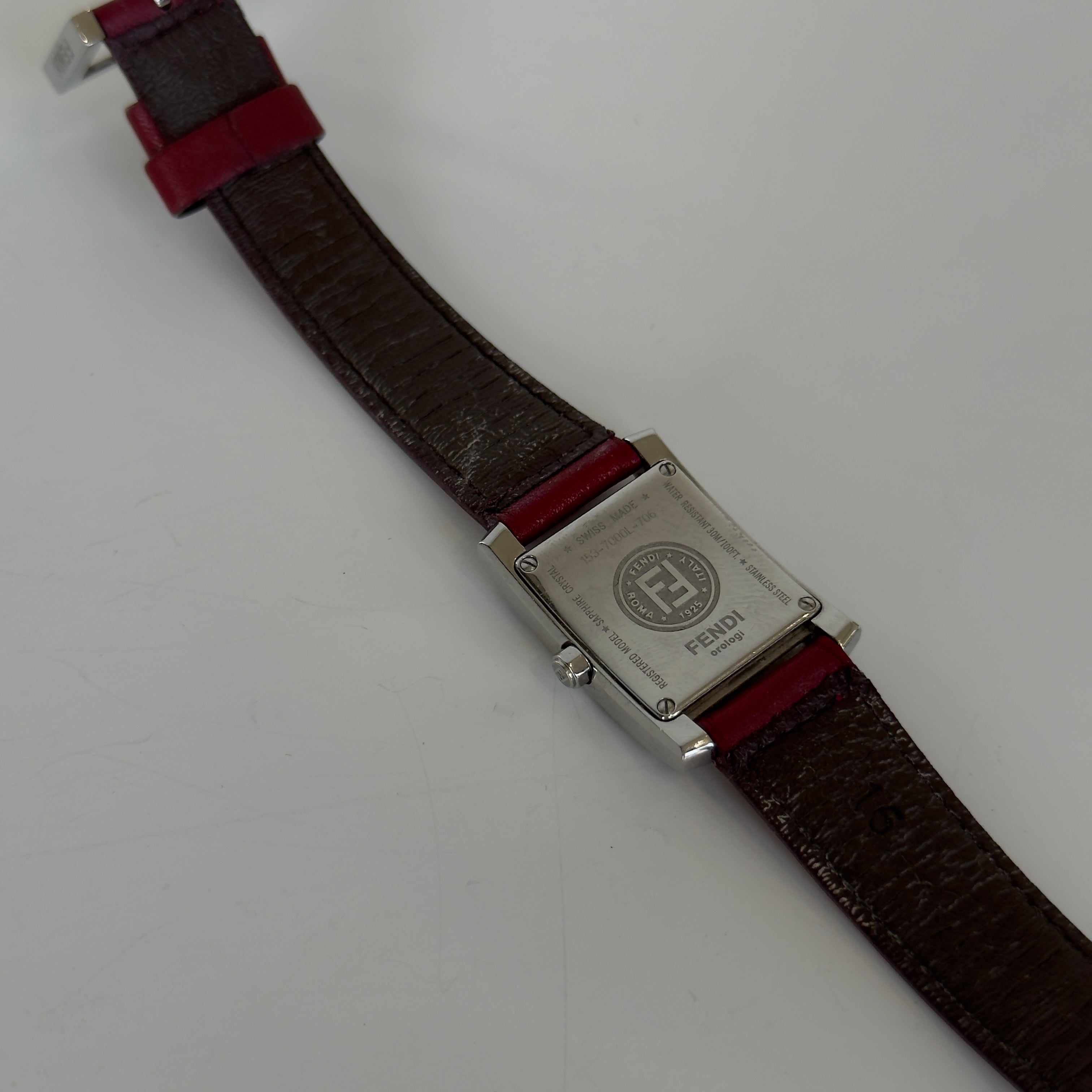Fendi Classico 7000L Mother of Pearl Dial Crystal Case Watch - Queen May