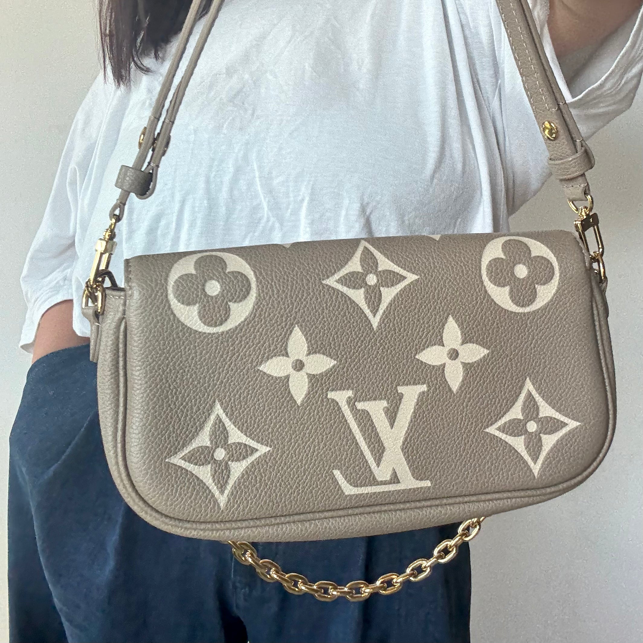 Louis Vuitton Empriente Ivy Dove/Cream - Queen May