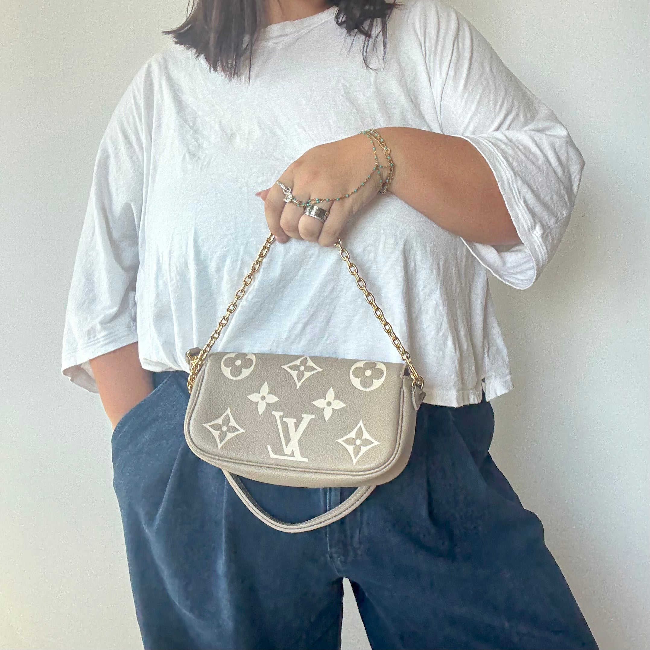Louis Vuitton Empriente Ivy Dove/Cream - Queen May