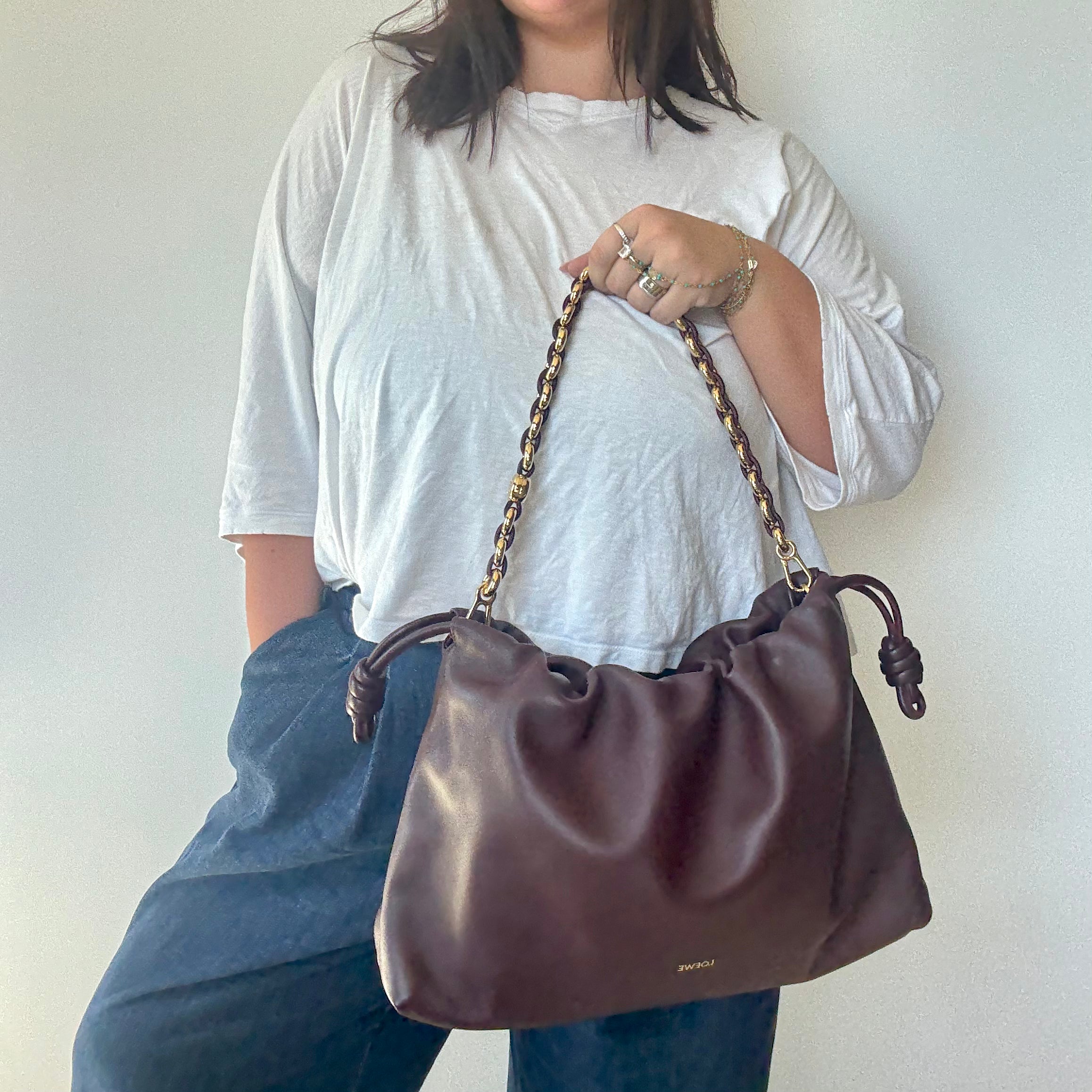 Loewe Flamenco Donut Chain Bag - Queen May