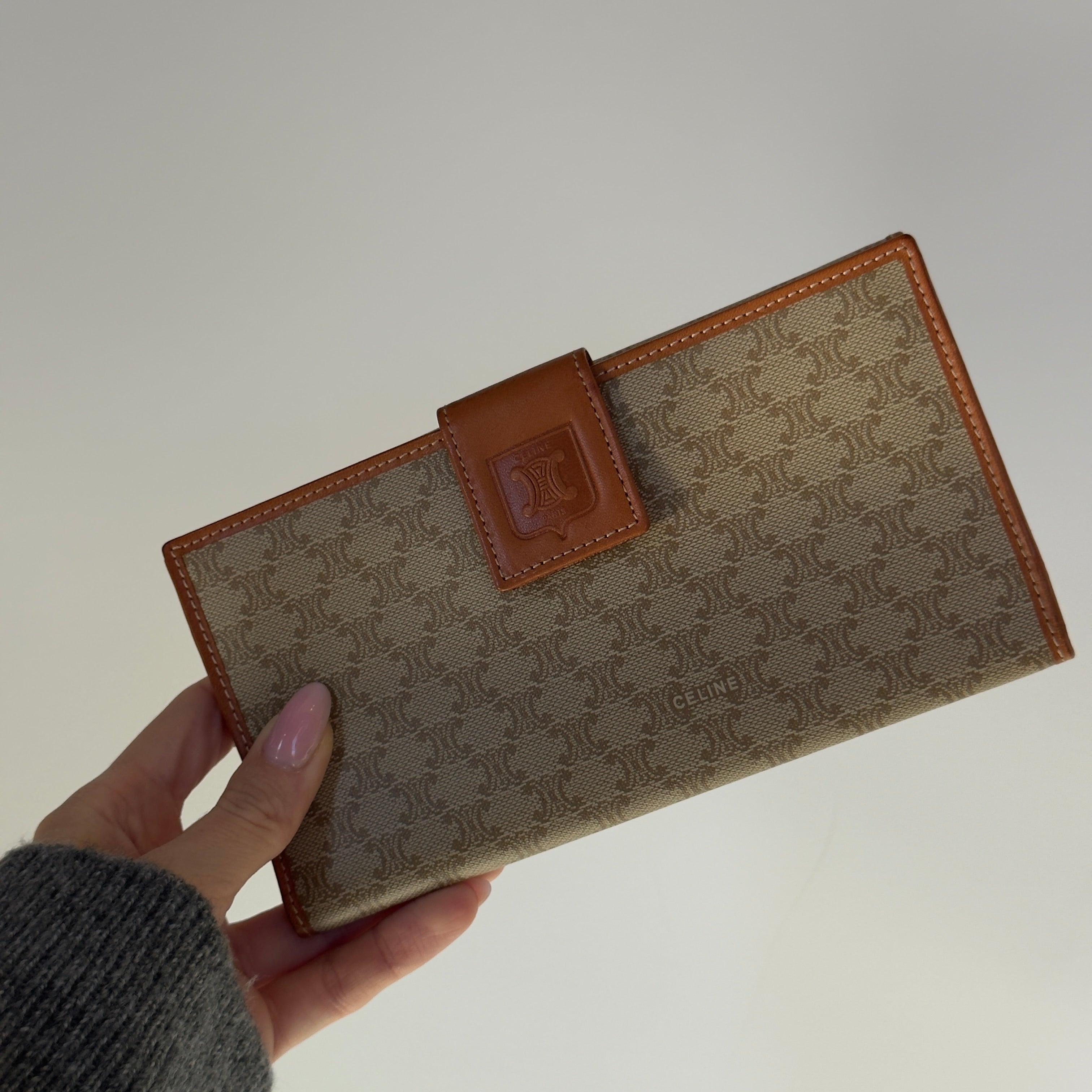 Celine Triomphe Continental Wallet - Queen May