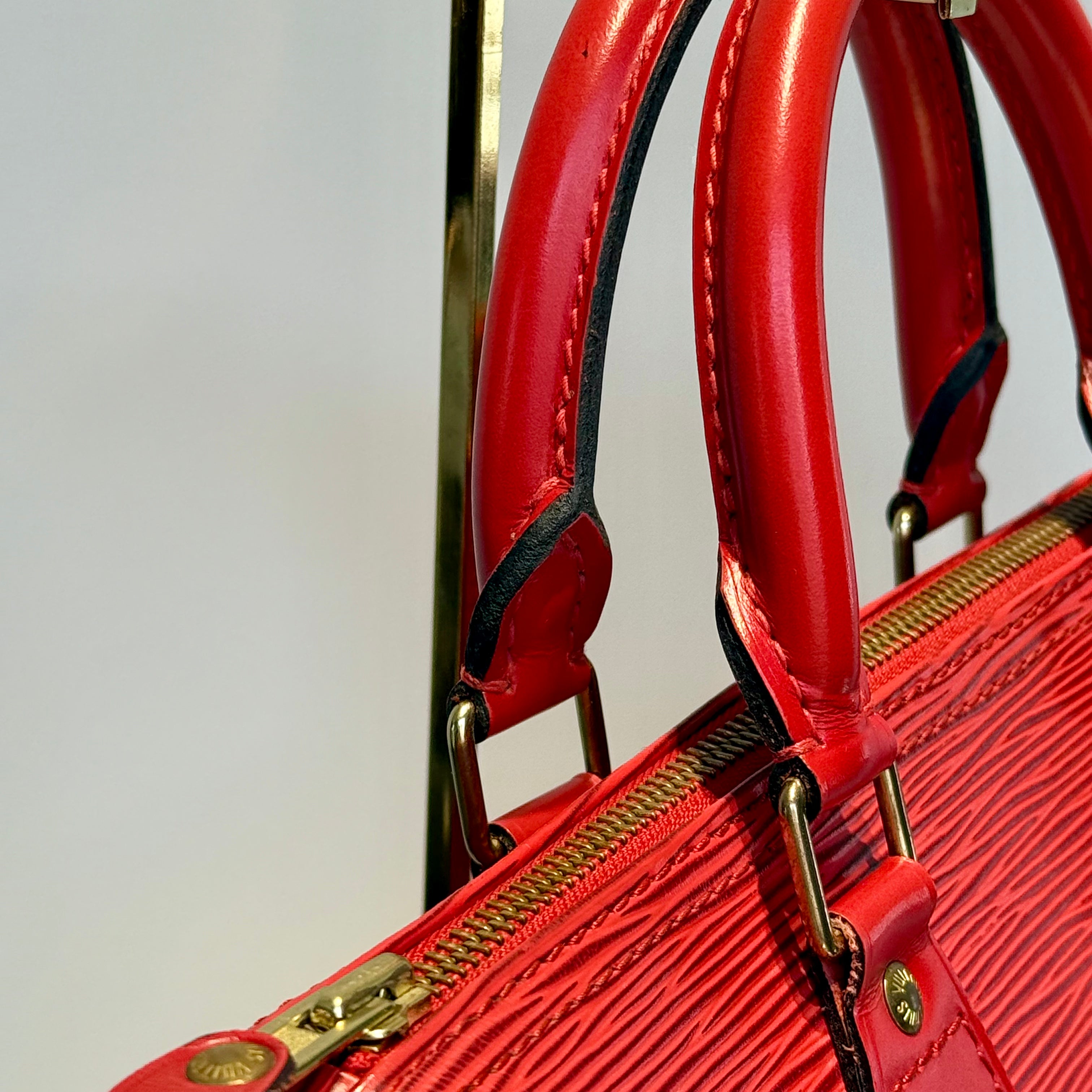 Louis Vuitton Epi Leather Speedy 30 Red - Queen May