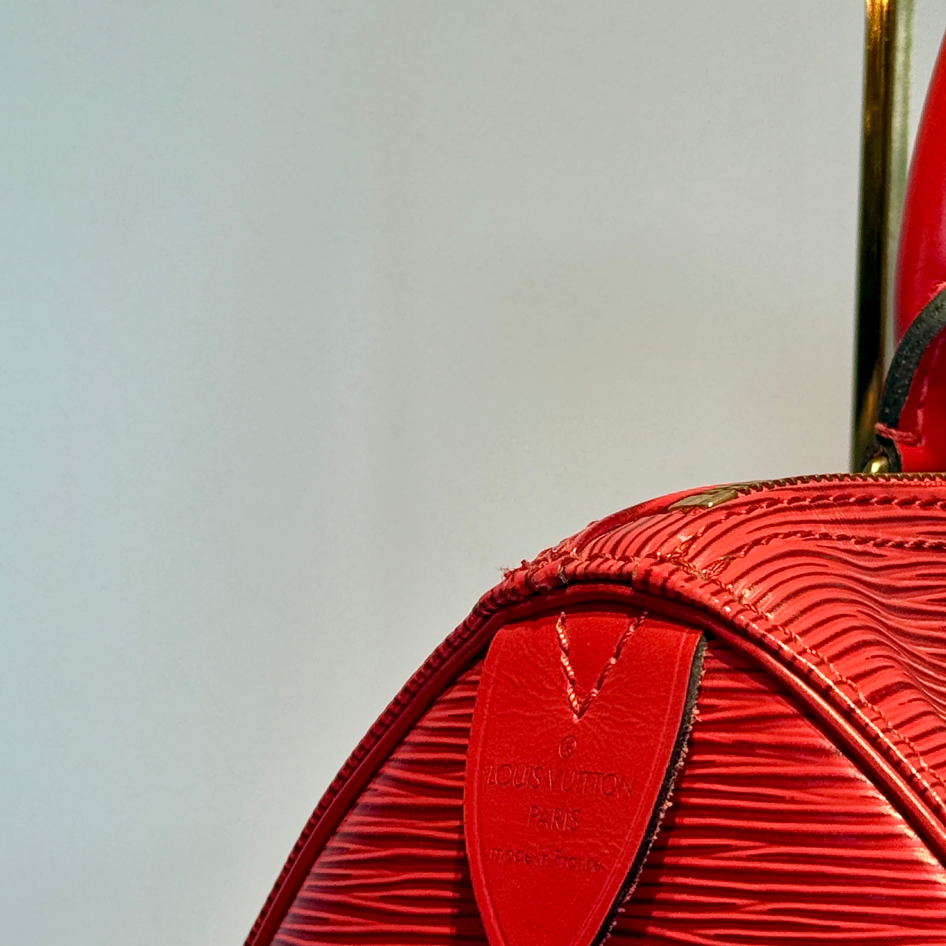 Louis Vuitton Epi Leather Speedy 30 Red - Queen May