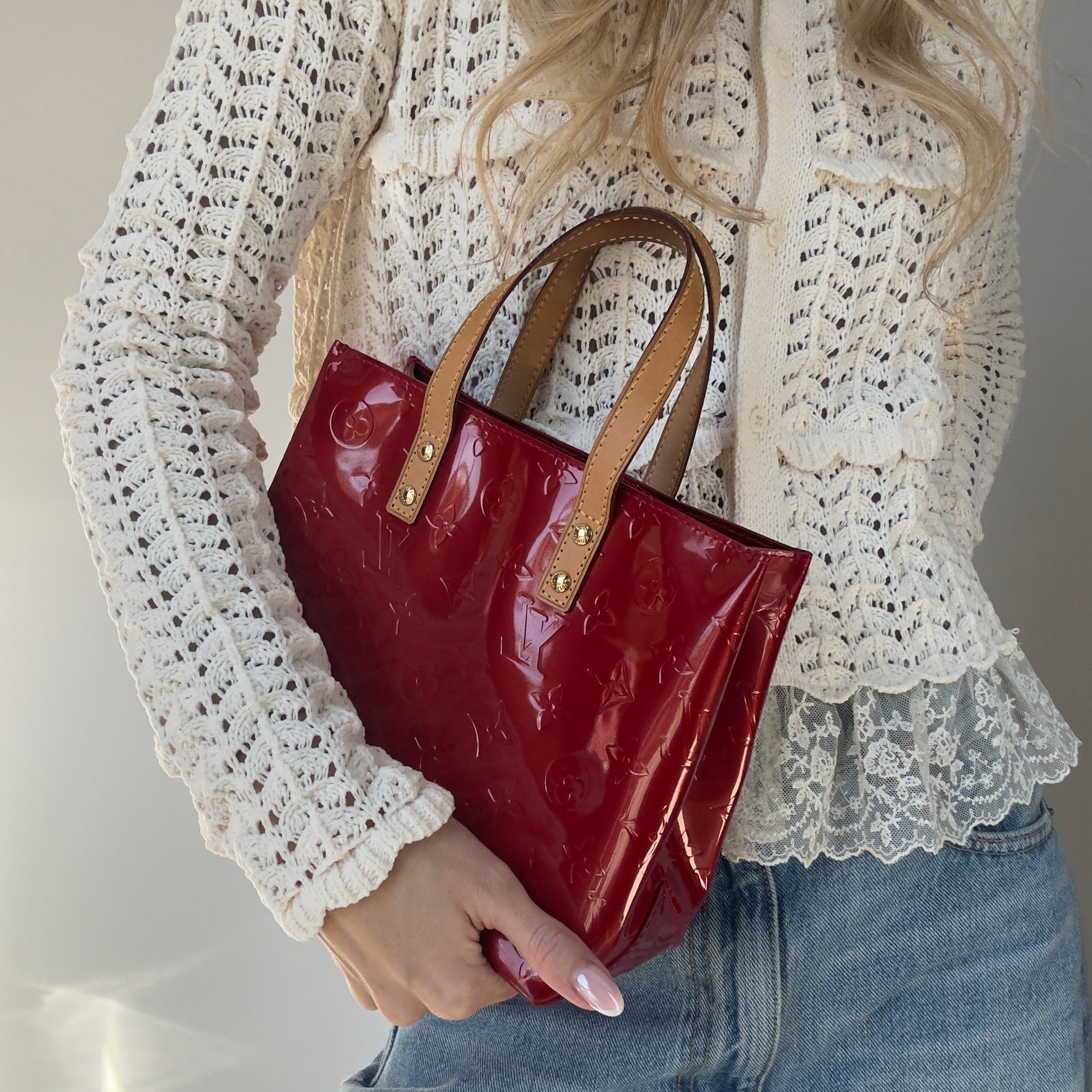 Louis Vuitton Vernis Reade PM Red - Queen May