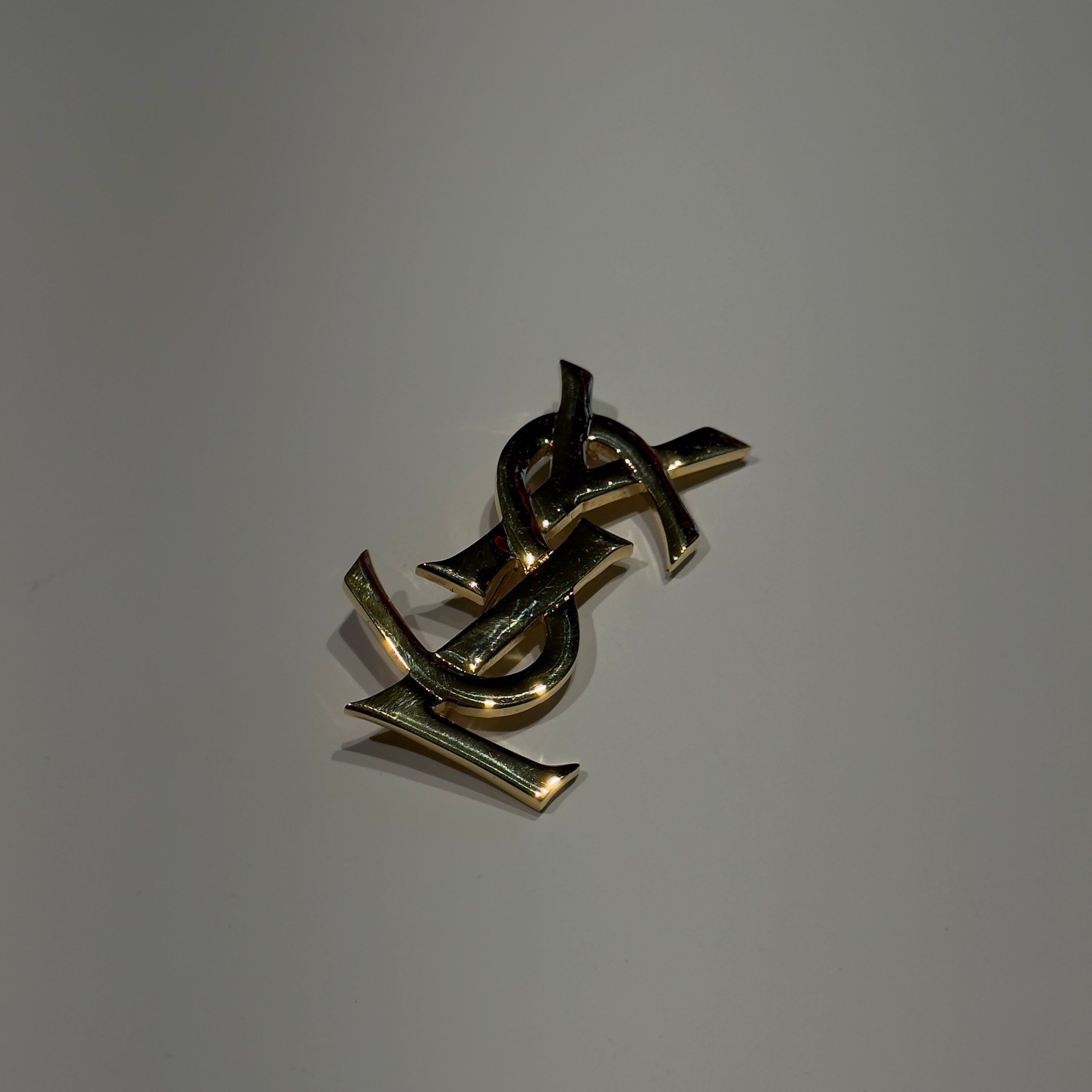 Saint Laurent YSL Smooth Brooch