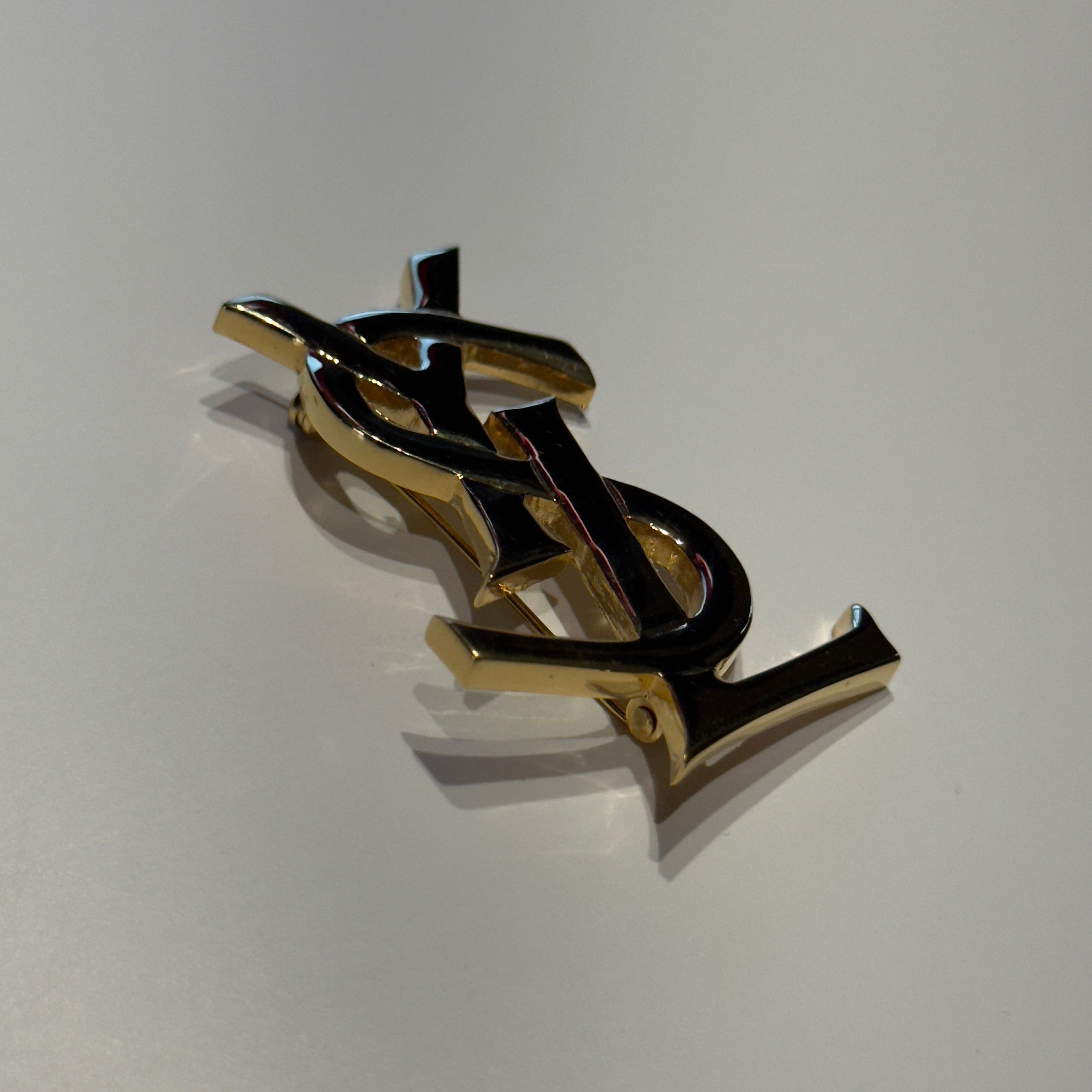 Saint Laurent YSL Smooth Brooch
