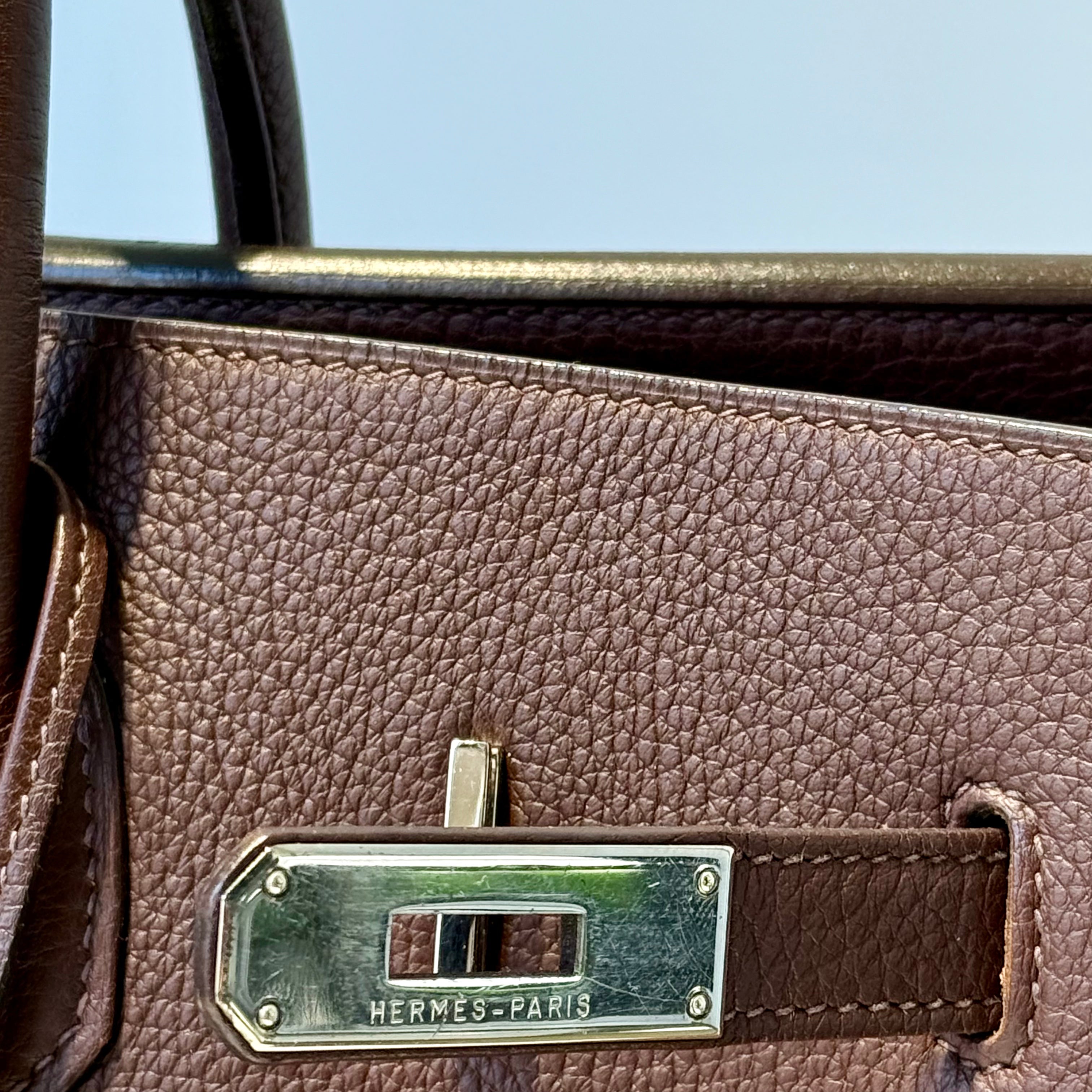 Hermes Birkin 35 Togo Leather Havane Palladium Hardware 2004 - Queen May