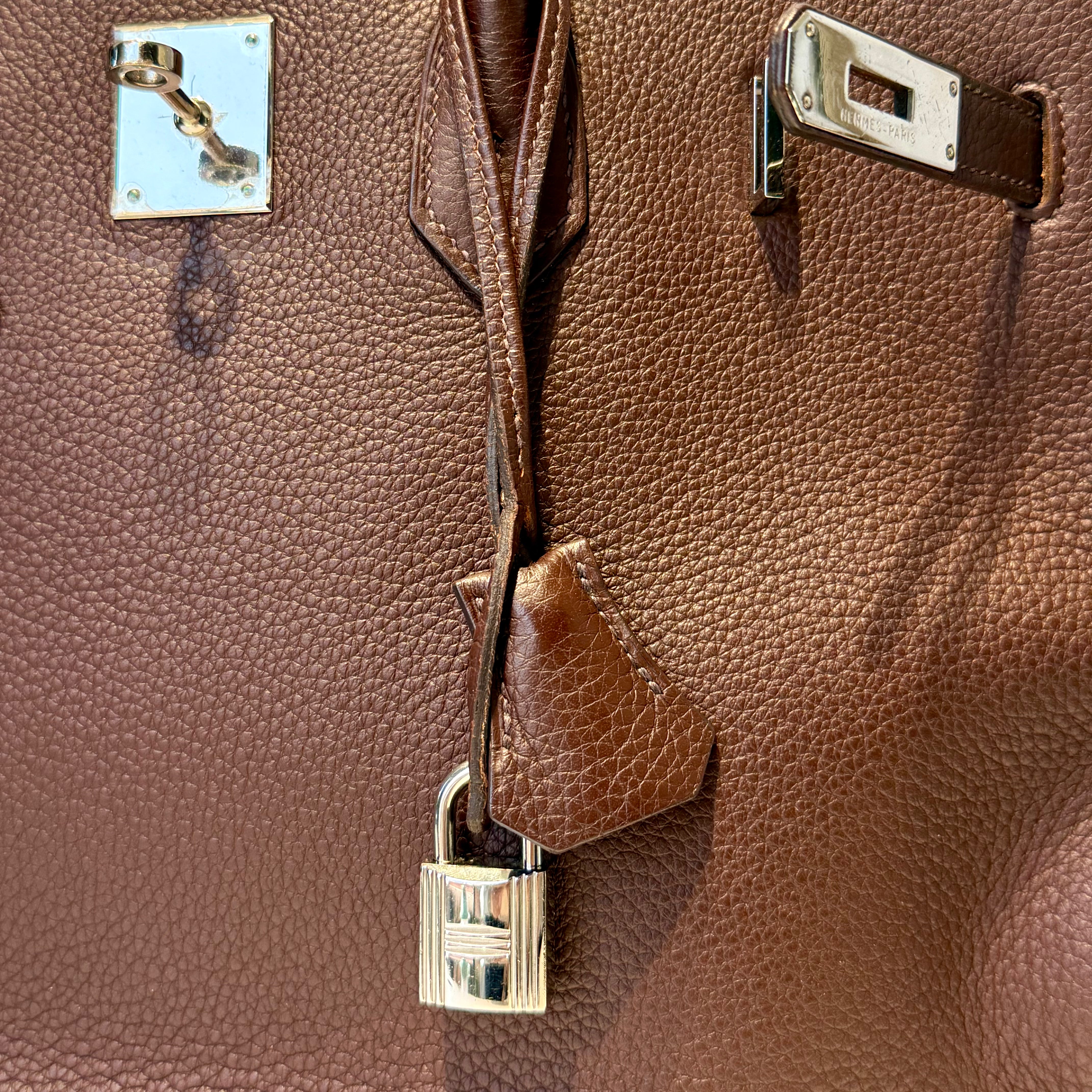 Hermes Birkin 35 Togo Leather Havane Palladium Hardware 2004 - Queen May