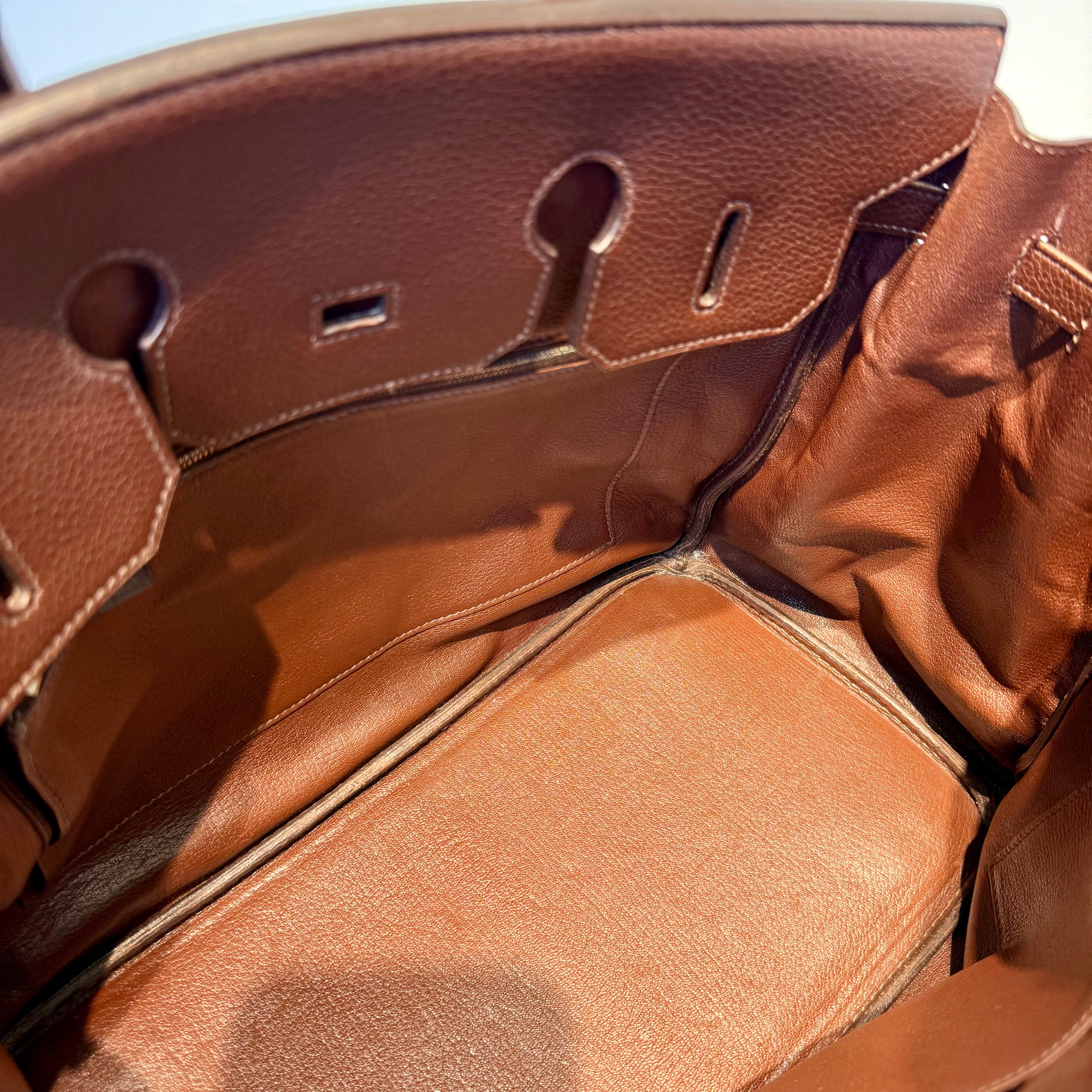 Hermes Birkin 35 Togo Leather Havane Palladium Hardware 2004 - Queen May