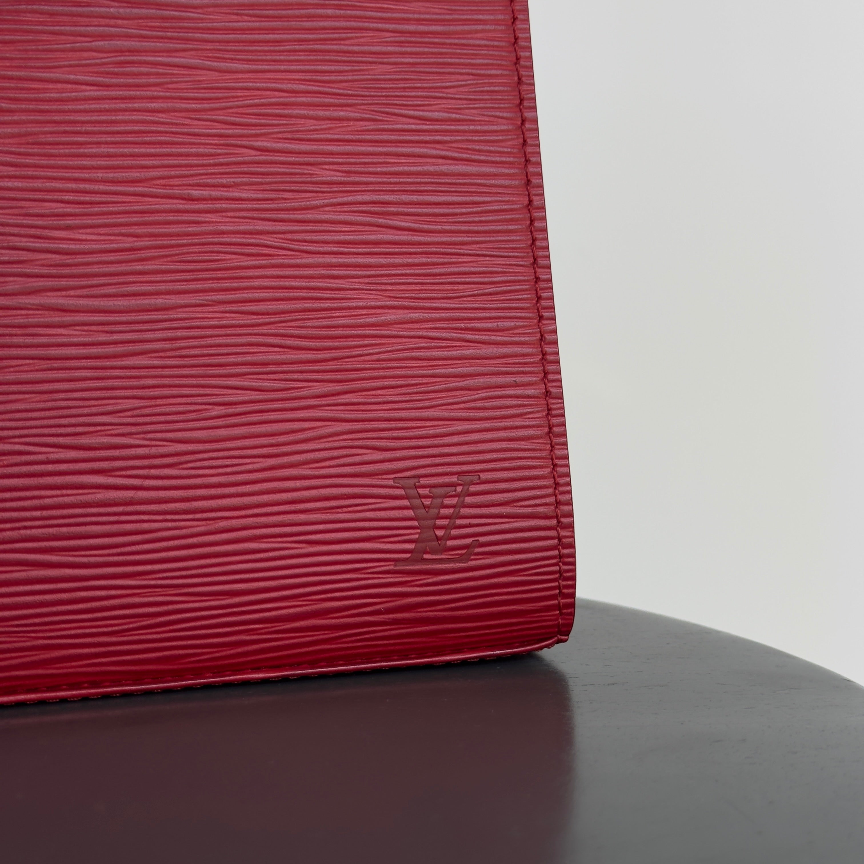 Louis Vuitton Red Epi Leather Malesherbes Top Handle - Queen May