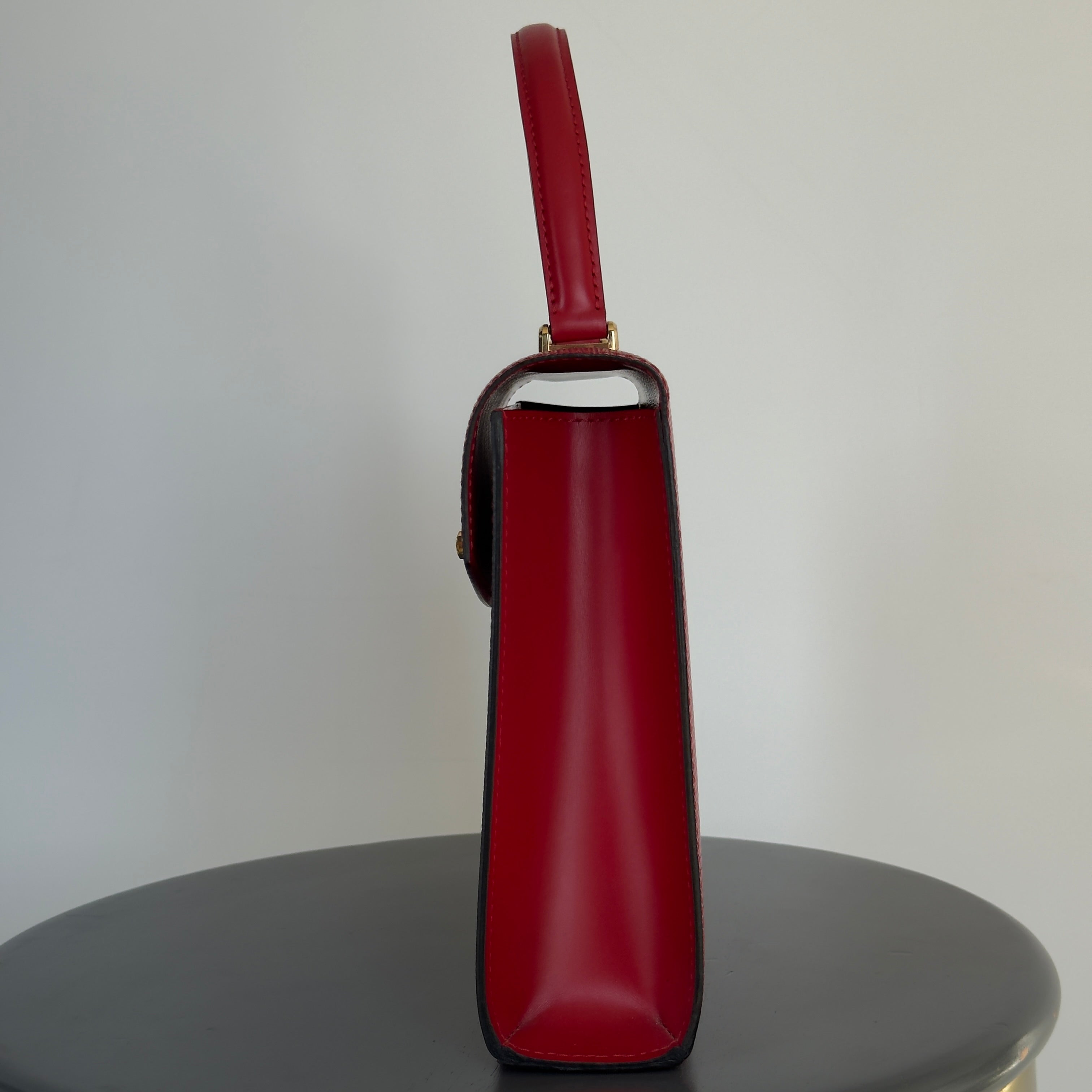 Louis Vuitton Red Epi Leather Malesherbes Top Handle - Queen May