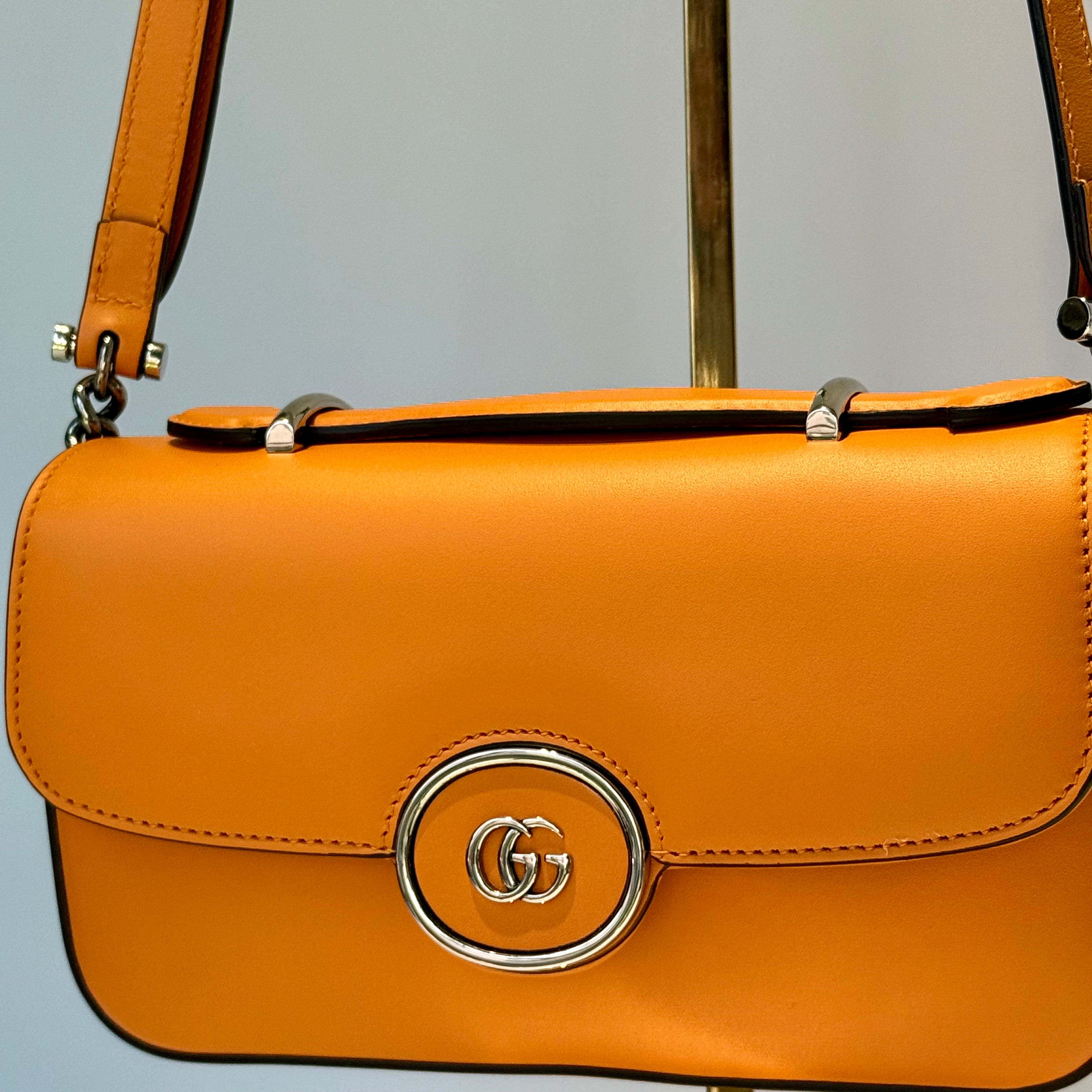 Gucci Petite GG Mini Shoulder Bag Orange - Queen May