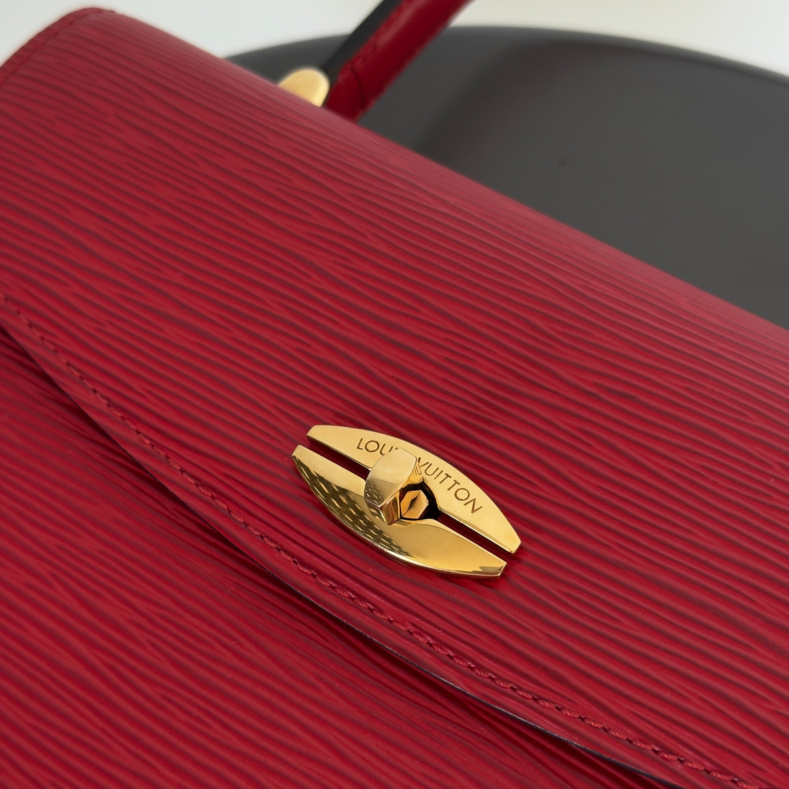 Louis Vuitton Red Epi Leather Malesherbes Top Handle - Queen May
