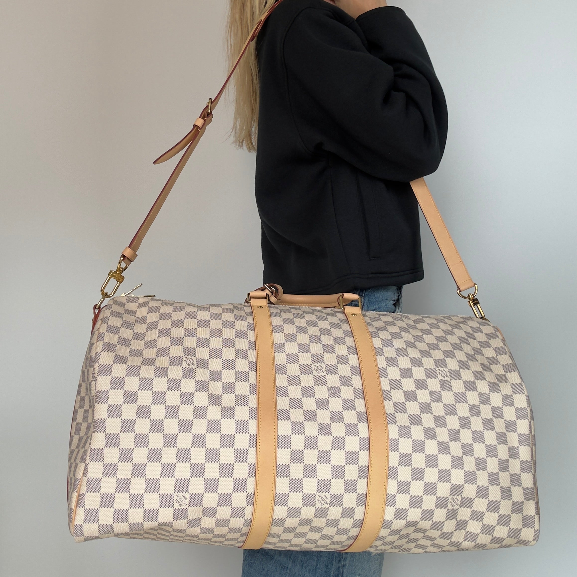 Louis Vuitton 55 Bandouliere Damier Azur - Queen May