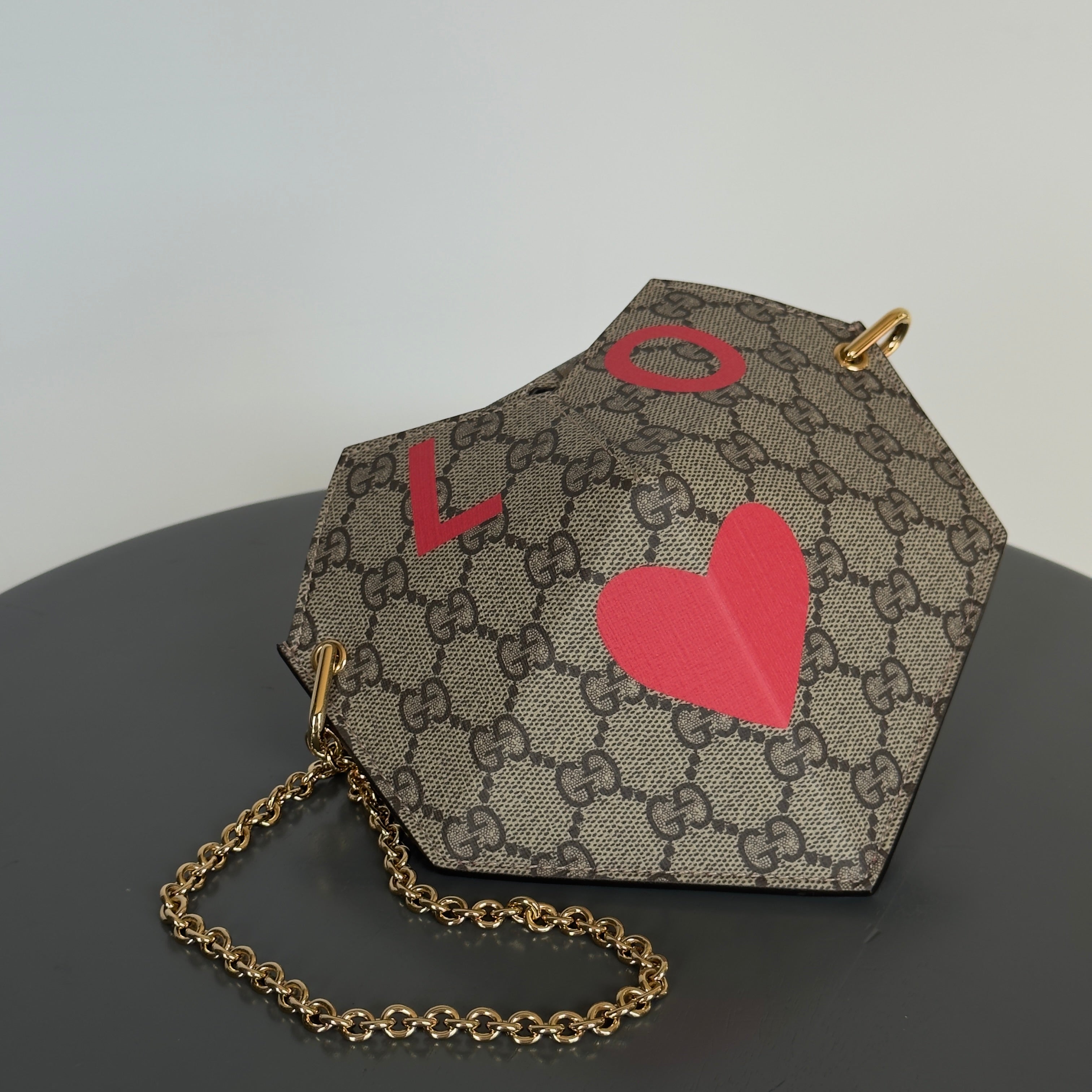 Gucci Valentines Day Origami Heart Bag - Queen May