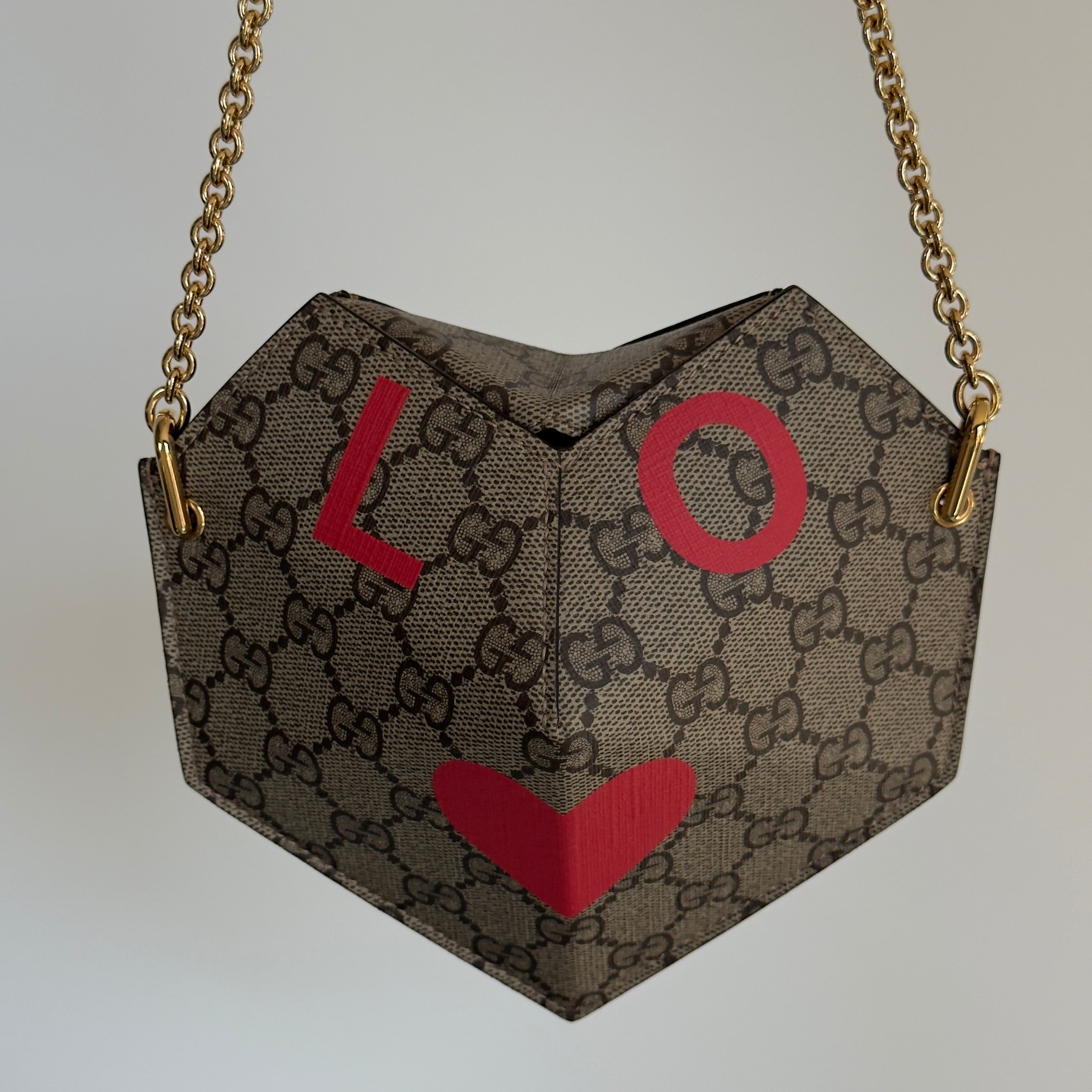 Gucci Valentines Day Origami Heart Bag - Queen May