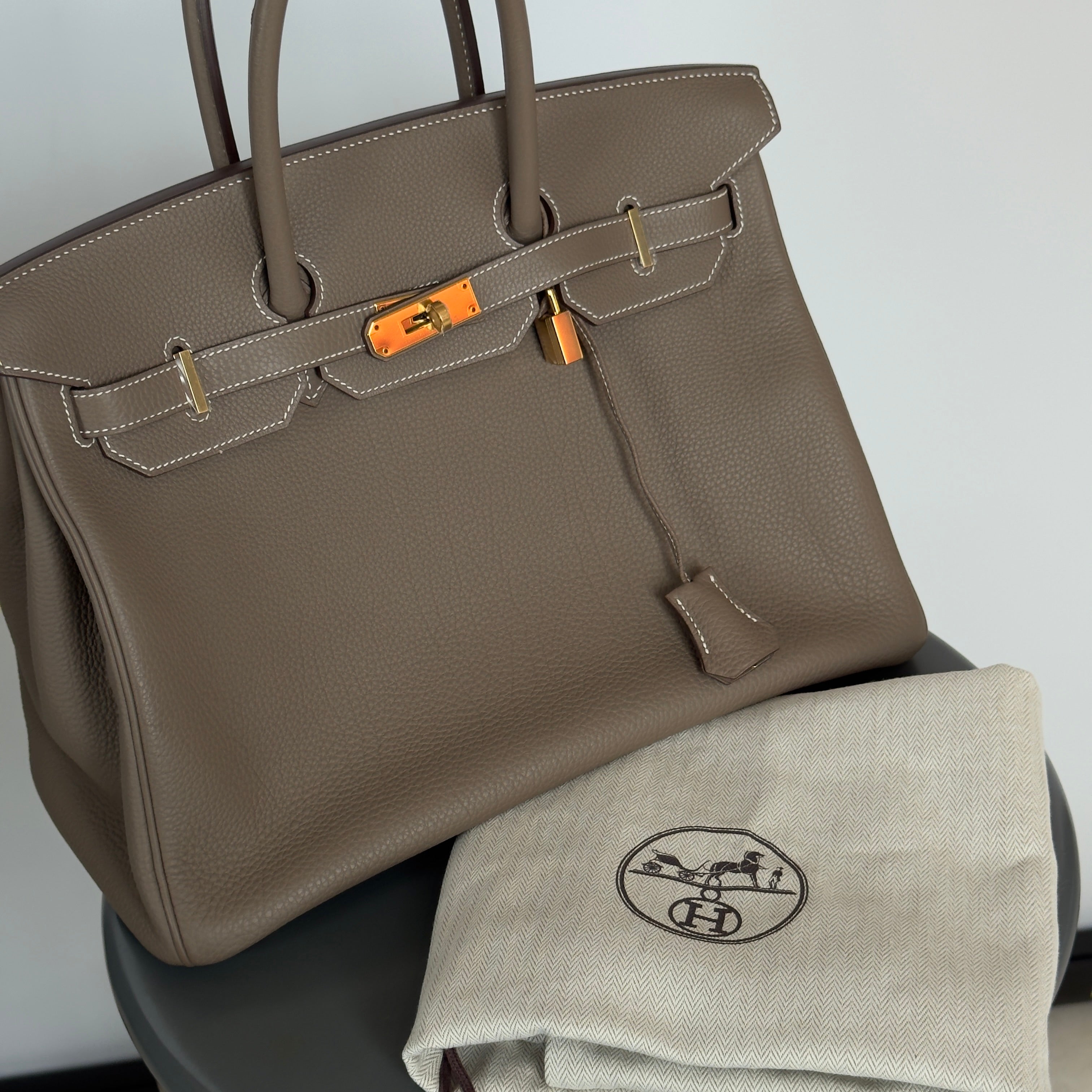 Hermes Birkin 35 Etoupe Togo - Queen May