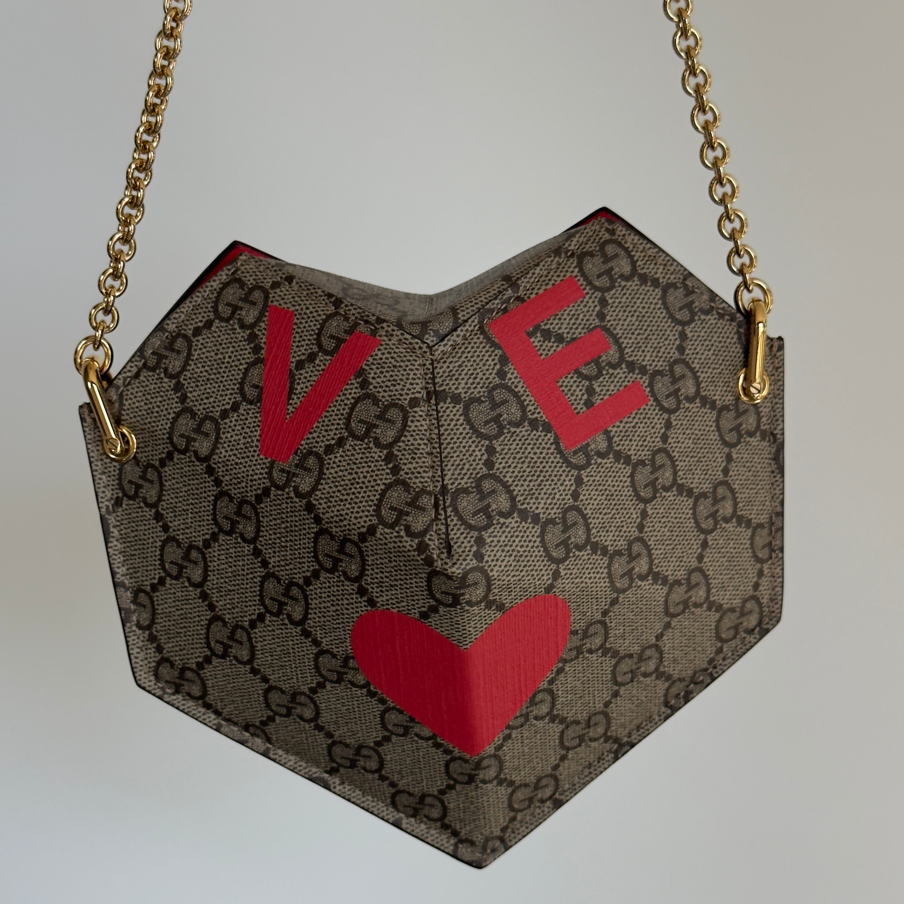Gucci Valentines Day Origami Heart Bag - Queen May