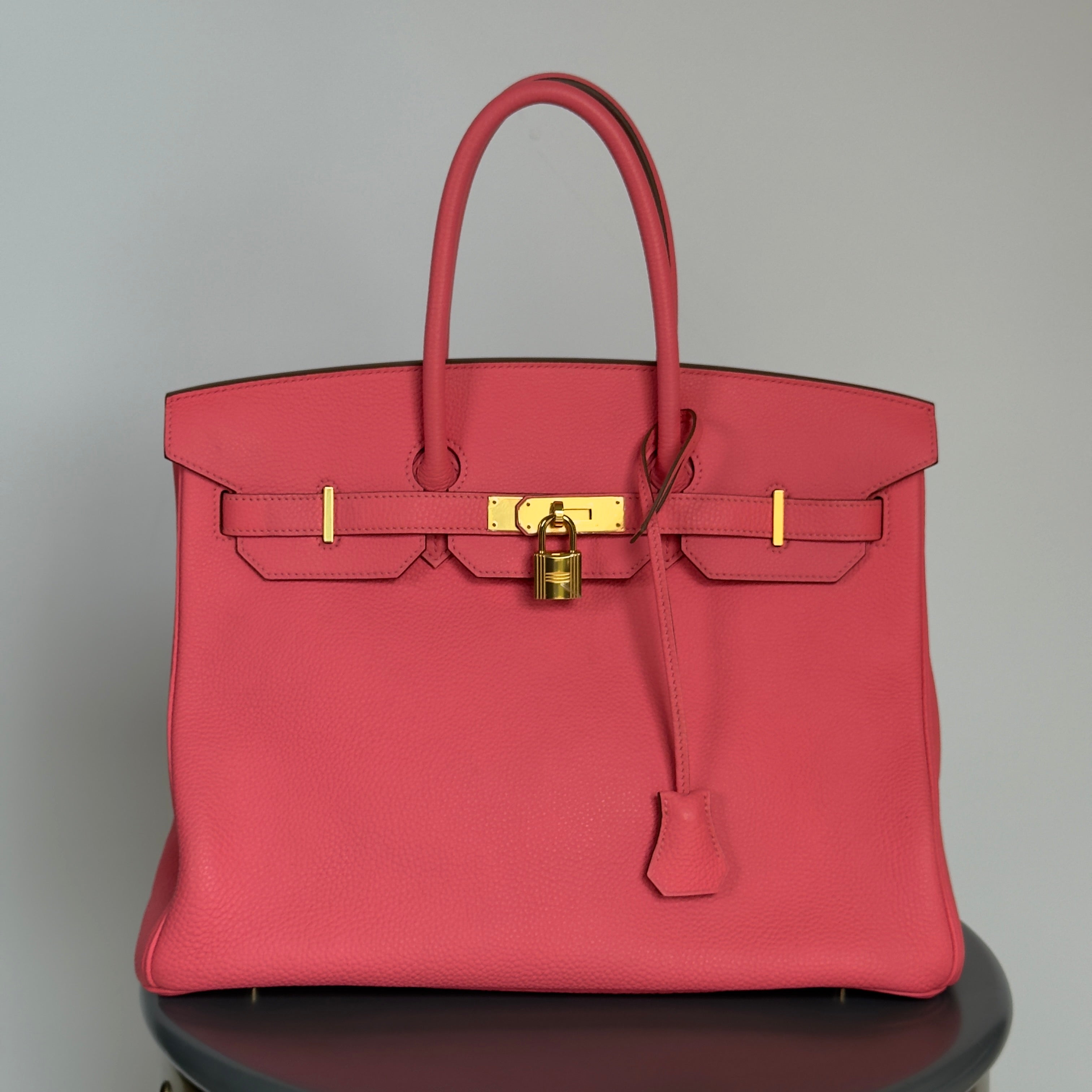Hermes Birkin 35 Togo Rose Azalee Leather - Queen May