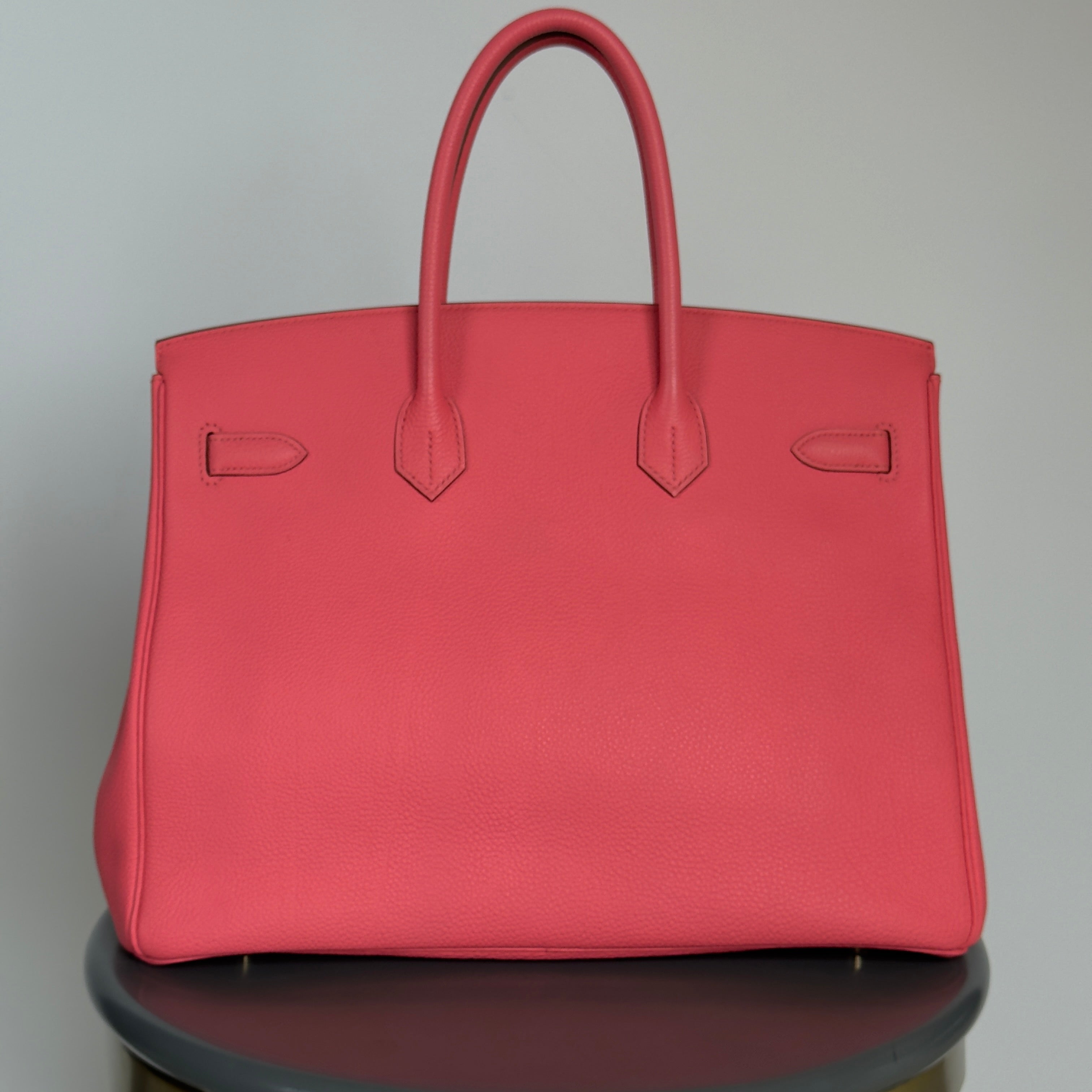 Hermes Birkin 35 Togo Rose Azalee Leather - Queen May